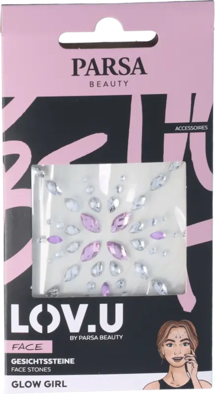 LOV.U pietricele autoadezive pentru față