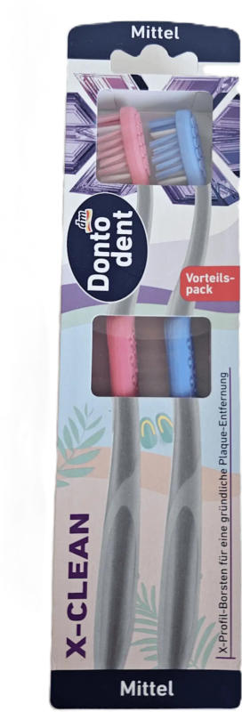 Periuță de dinți X-Clean, medie