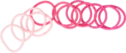 Elastice de păr roz