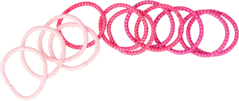 Elastice de păr roz