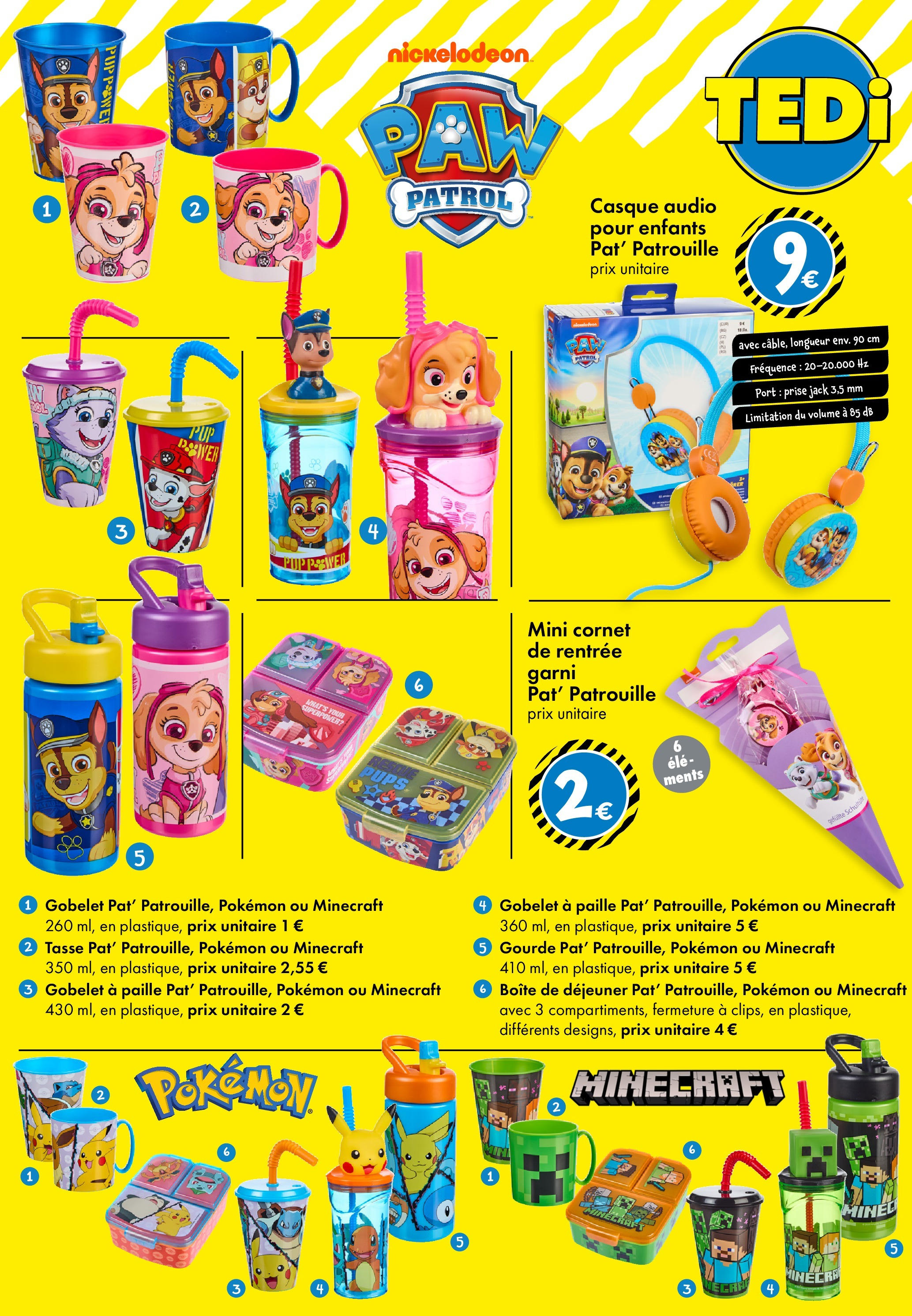 TEDi - Nouvelle Ouverture à partir du 13/08/2025 - promo en ligne | Page: 2 | Produits: Audio, Gourde, Prise, Casque TEDi - Nouvelle Ouverture à partir du 13/08/2025 - promo en ligne | Page: 2 | Produits: Audio, Gourde, Prise, Casque