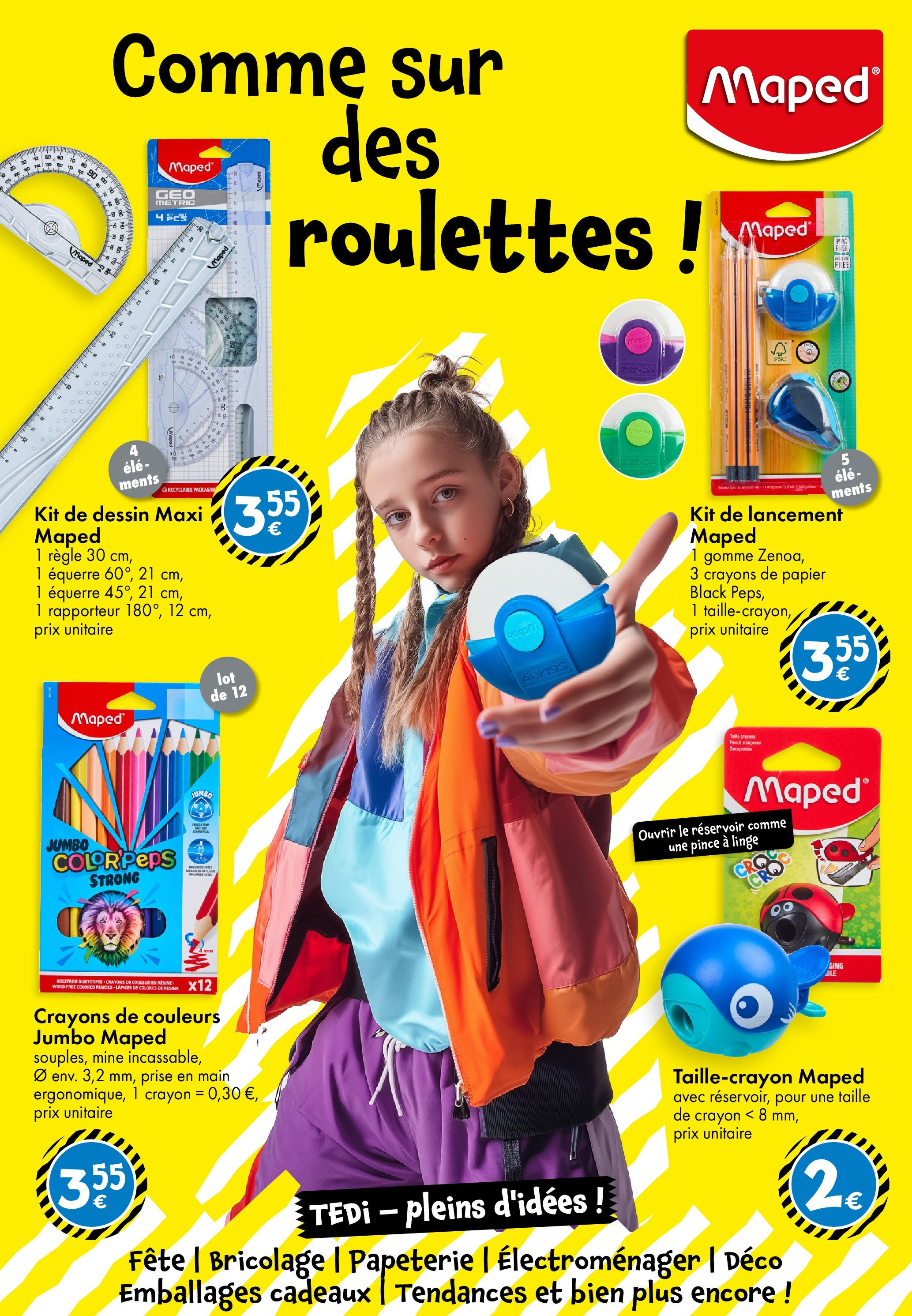TEDi - Nouvelle Ouverture à partir du 13/08/2025 - promo en ligne | Page: 8 | Produits: Règle, Crayon, Prise TEDi - Nouvelle Ouverture à partir du 13/08/2025 - promo en ligne | Page: 8 | Produits: Règle, Crayon, Prise