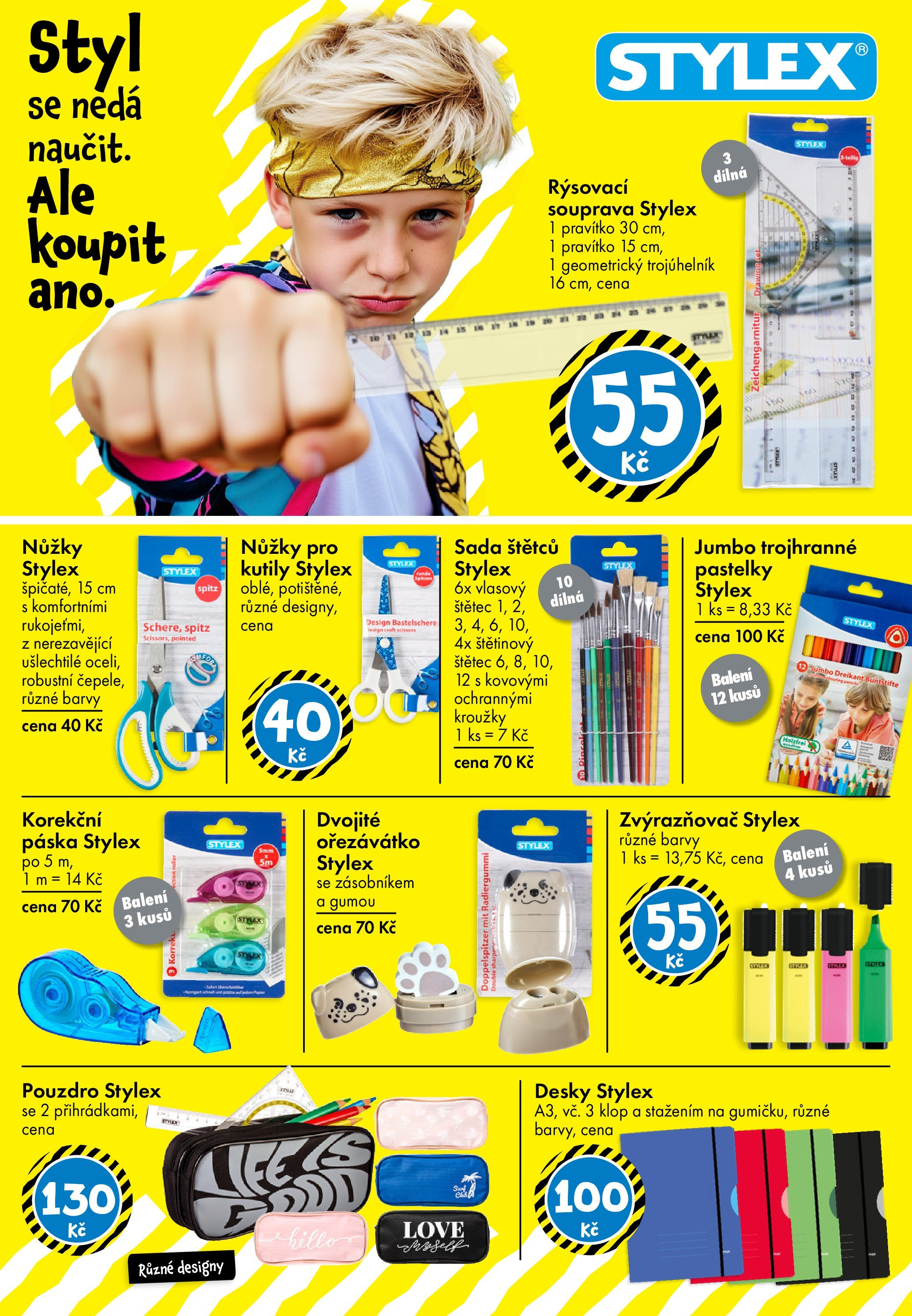 TEDi leták od 15.08.2025 - akční nabídka | Strana: 12 | Produkty: Pravítko, Pouzdro, Ořezávátko, Desky