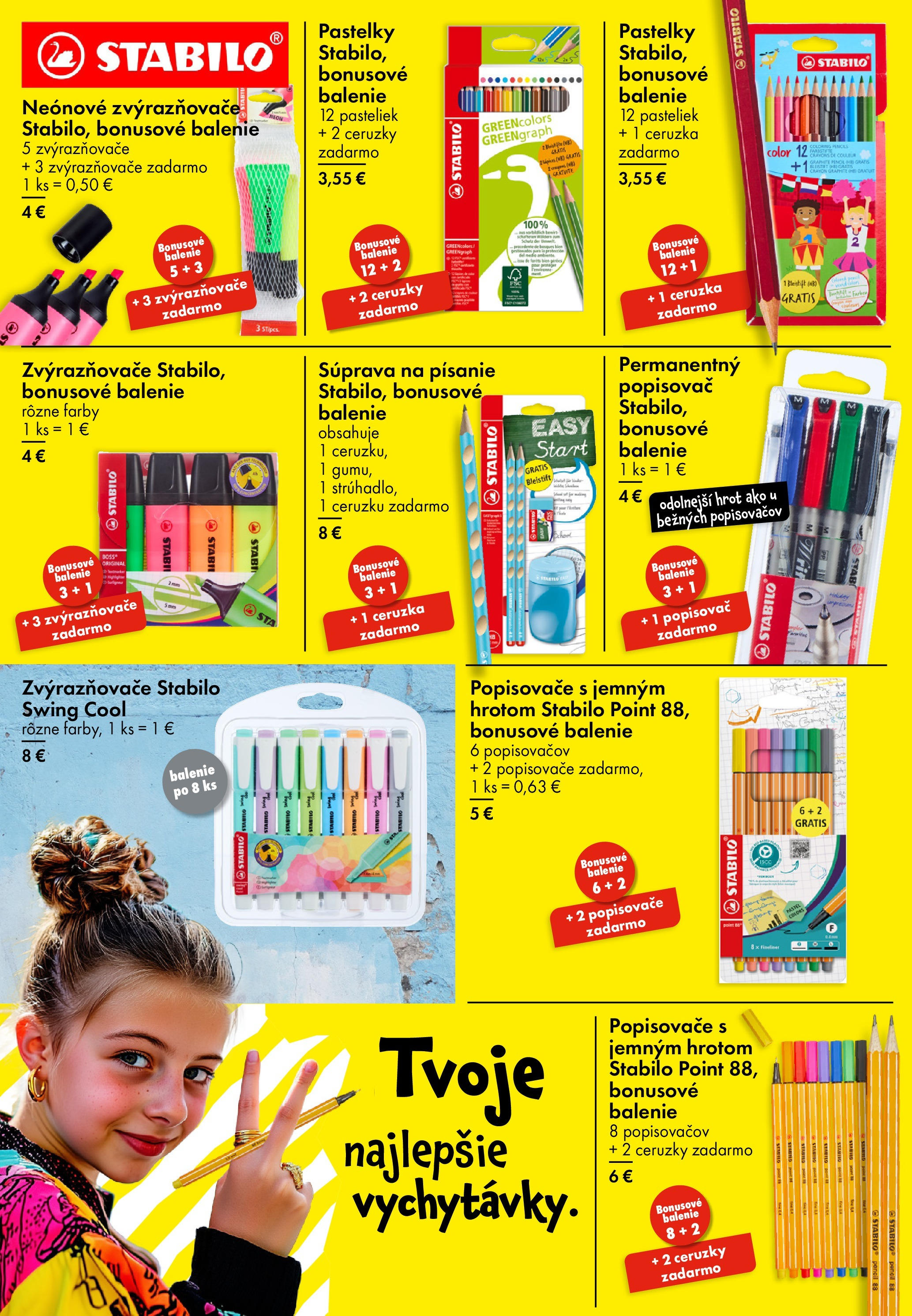 TEDi - TEDi - plné nápadov od 13.08.2025 → Aktuálna ponuka online | Strana: 10 | Produkty: Pastelky, Ceruzka