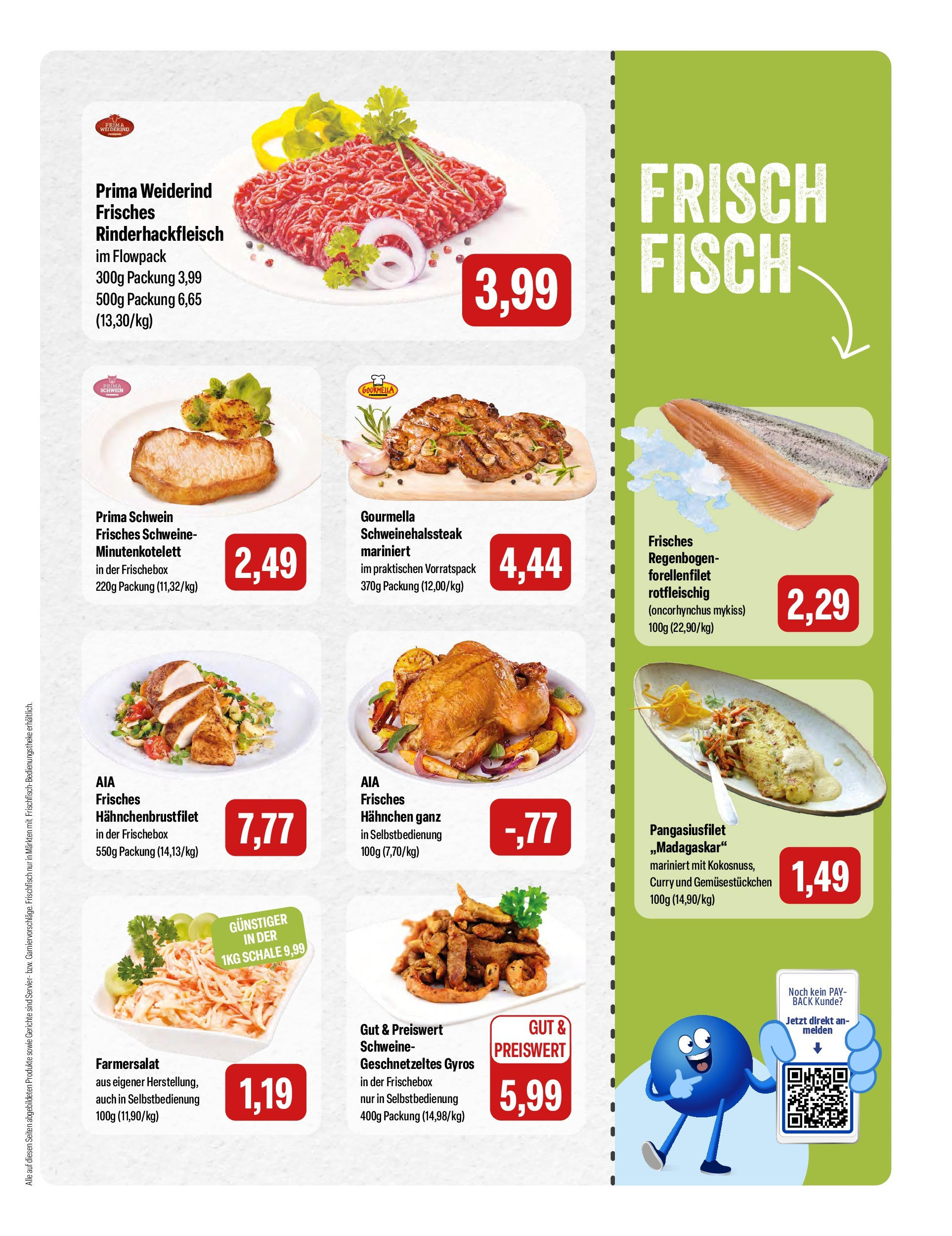 Feneberg - Feneberg: Aktuelle Angebote (ab 20.08.2025) zum Blättern | Seite: 3 | Produkte: Hahnchen, Fisch, Gyros