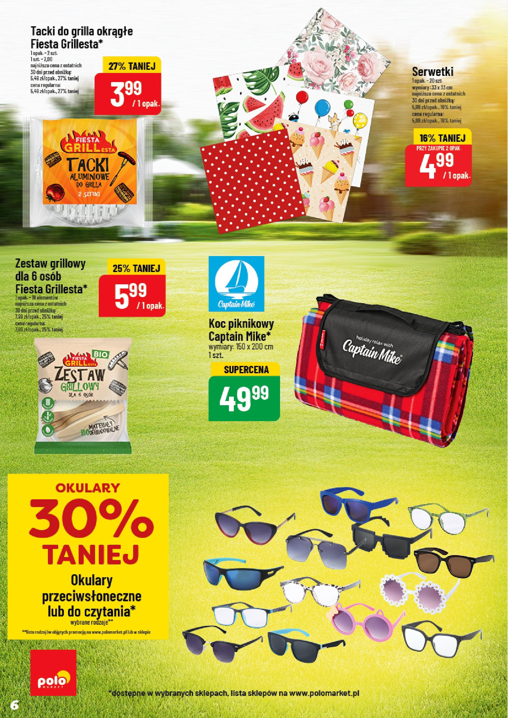 POLOmarket gazetka od jutra (13.08.2025) | Nowa PDF | Strona: 6 | Produkty: Okulary, Grill, Koc, Okulary przeciwsłoneczne POLOmarket gazetka od jutra (13.08.2025) - Nowa PDF | Strona: 6 | Produkty: Okulary, Grill, Koc, Okulary przeciwsłoneczne