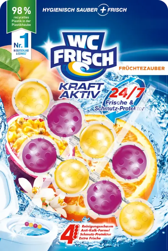 WC-Frisch WC-Stein Kraft Aktiv Früchtezauber