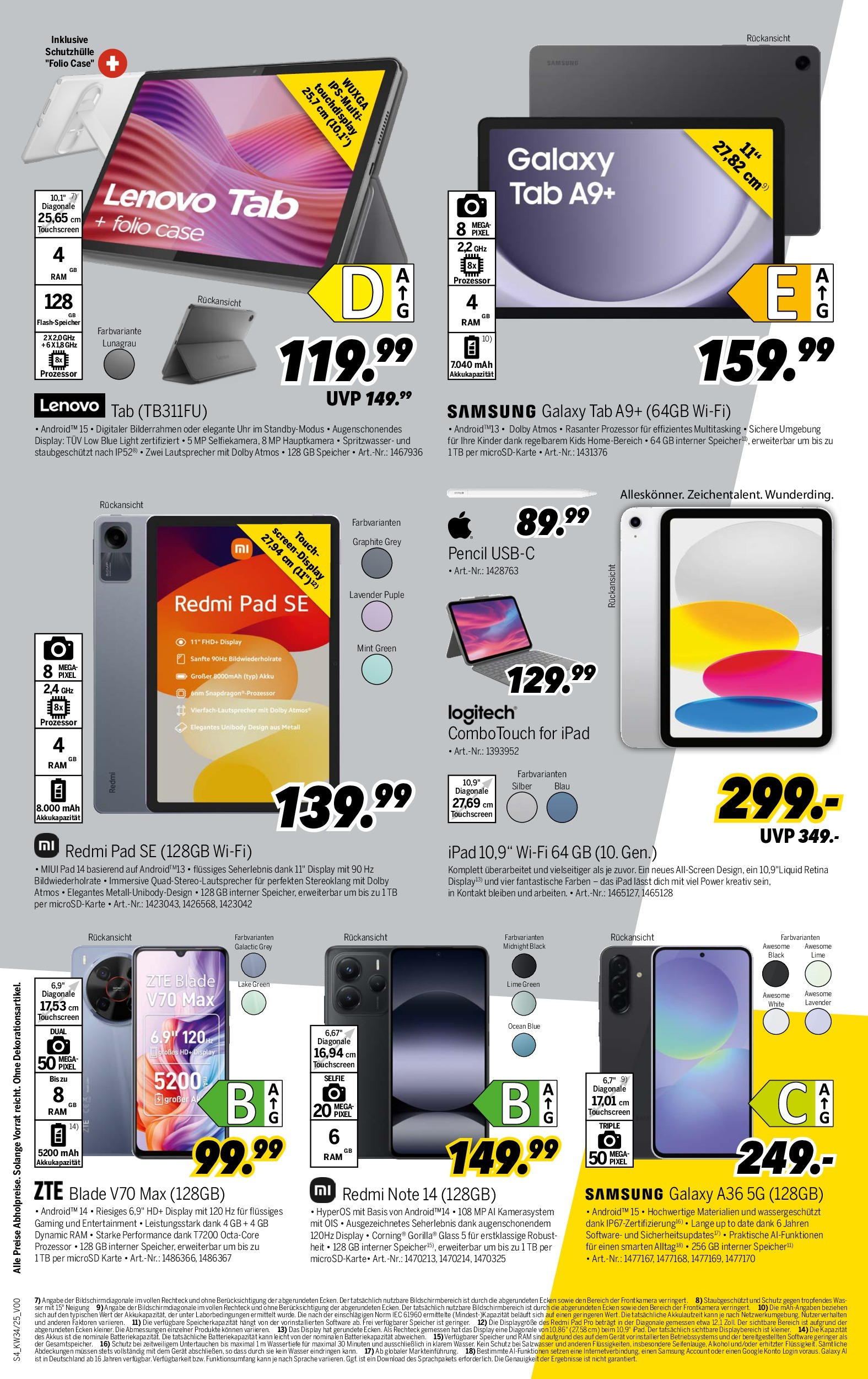Medimax Prospekt Görlitz (ab 16.08.2025) zum Blättern | Seite: 4 | Produkte: Lautsprecher, Ipad, Samsung, Uhr