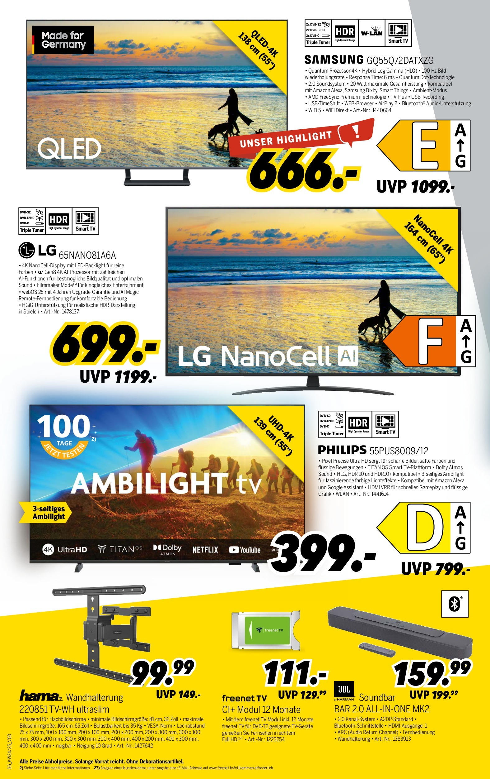 Medimax Prospekt Görlitz (ab 16.08.2025) zum Blättern | Seite: 6 | Produkte: LG, Philips, TV, Audio