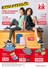 KiK újság érvényessége 2025.08.24-ig