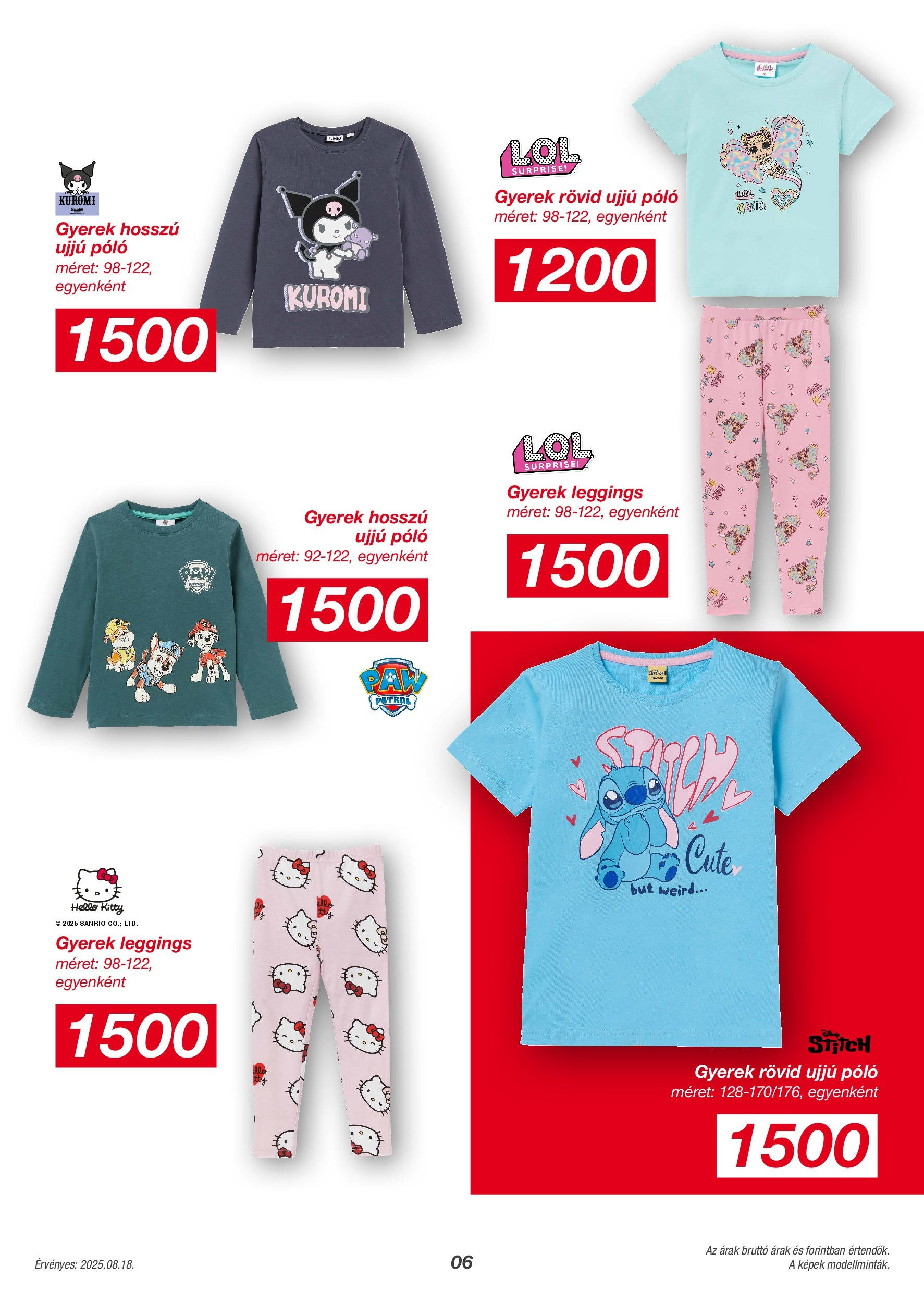 KiK Akciós újság - 2025.08.18. -tól/töl > akció, lapozható szórólap 🛍️ | Oldal: 6 | Termékek: Leggings