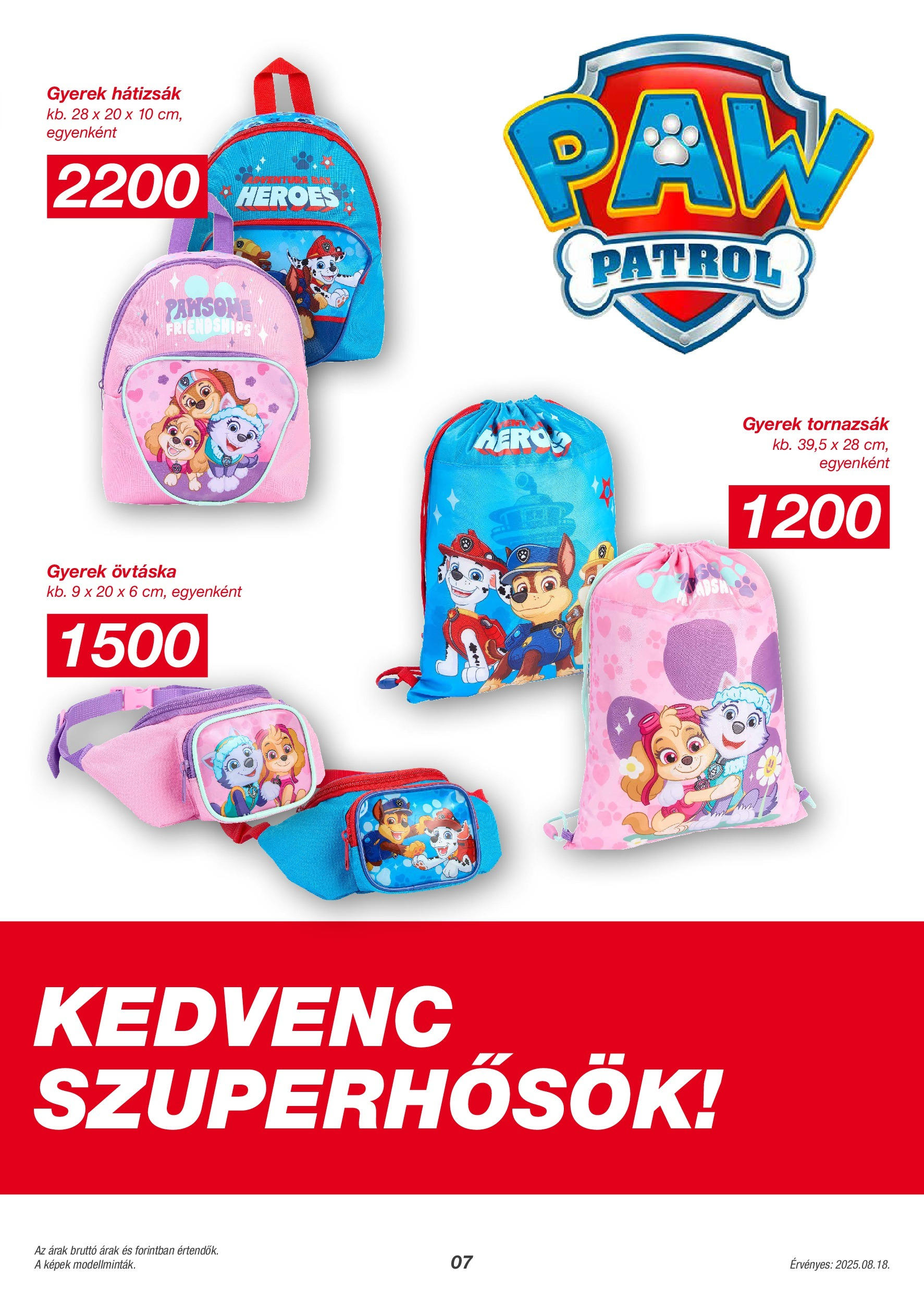 KiK Akciós újság - 2025.08.18. -tól/töl > akció, lapozható szórólap 🛍️ | Oldal: 7 | Termékek: Hátizsák