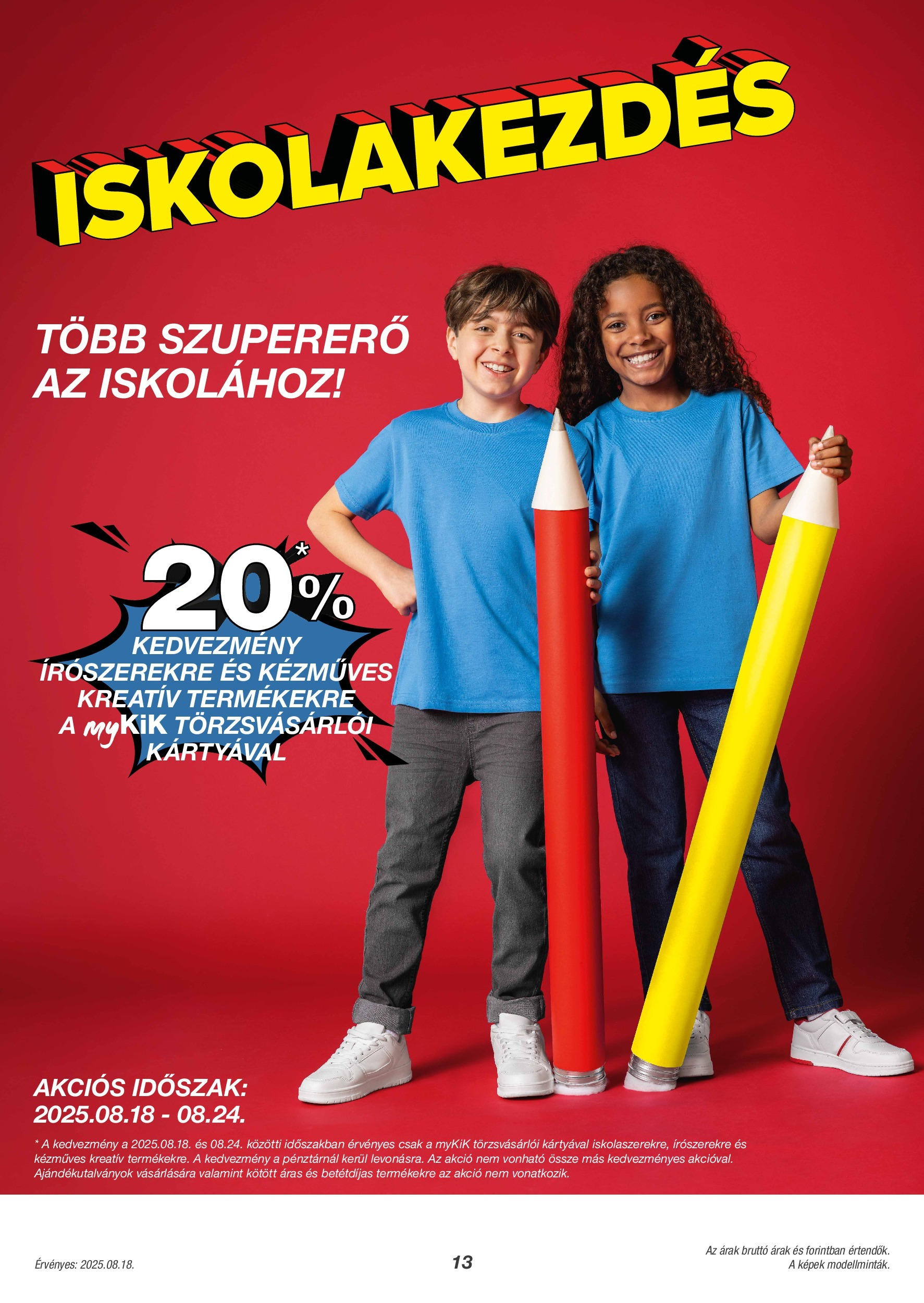 KiK Akciós újság - 2025.08.18. -tól/töl > akció, lapozható szórólap 🛍️ | Oldal: 13