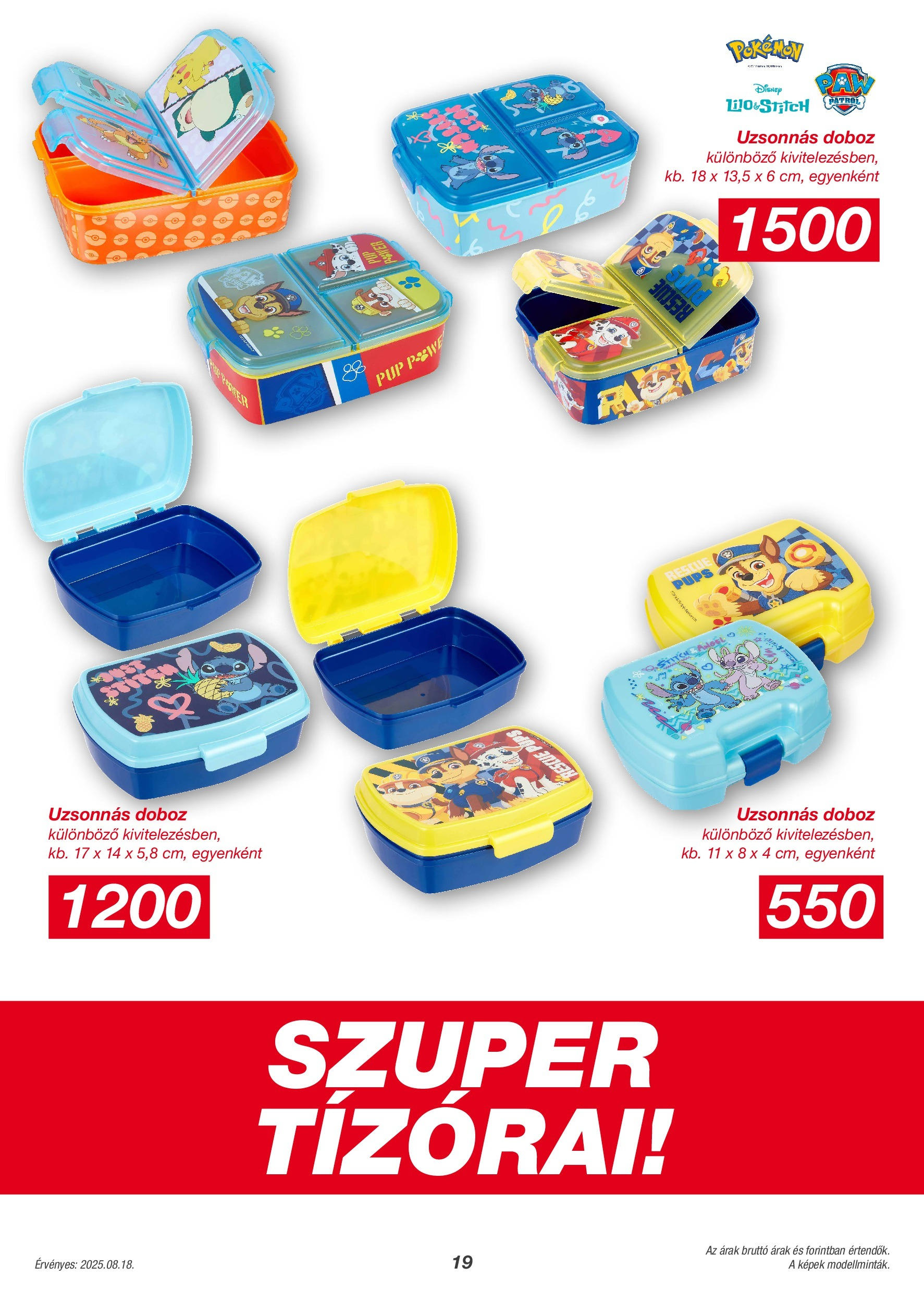 KiK Akciós újság - 2025.08.18. -tól/töl > akció, lapozható szórólap 🛍️ | Oldal: 19 | Termékek: Doboz