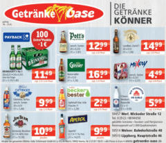 Entdecke - Getränke Oase: Getränkeangebote gültig ab dem 17.08.2025