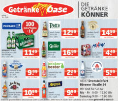Entdecke - Getränke Oase: Getränkeangebote gültig ab dem 17.08.2025
