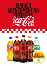 Coca Cola: Einfach mitnehmen und genießen