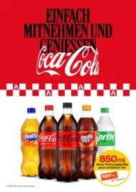 Coca Cola: Einfach mitnehmen und genießen