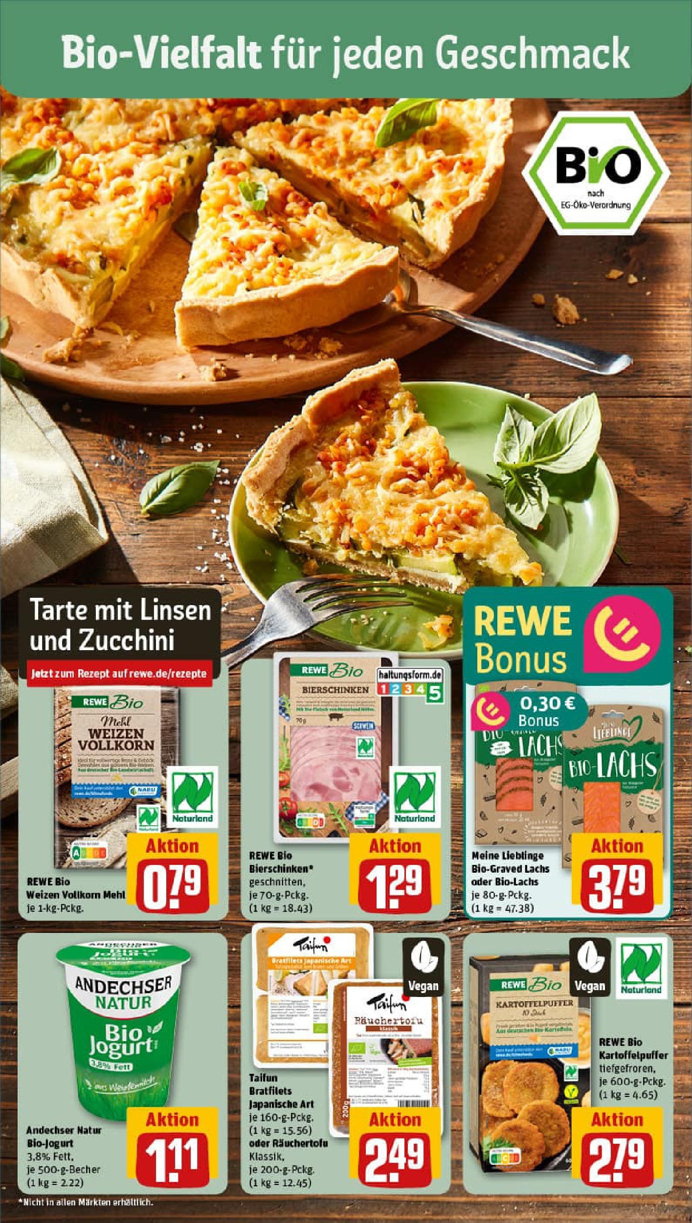REWE Prospekt ab 17.08.2025 zum Blättern » Angebote | Seite: 4 | Produkte: Mehl, Lachs, Zucchini REWE Prospekt ab 17.08.2025 zum Blättern » Angebote | Seite: 4 | Produkte: Mehl, Lachs, Zucchini