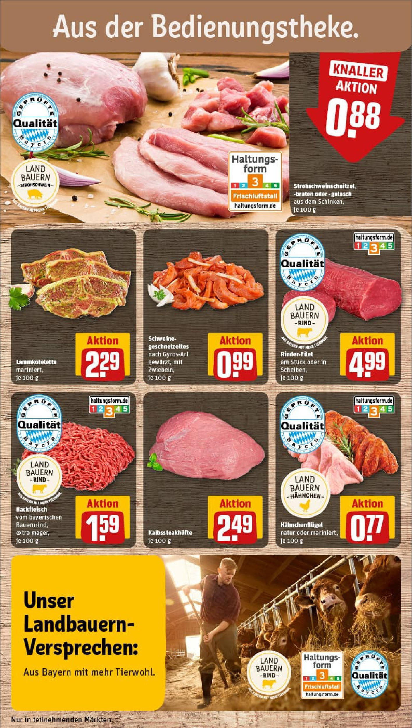 REWE Prospekt ab 17.08.2025 zum Blättern » Angebote | Seite: 10 | Produkte: Rinderfilet, Schinken, Steak, Hackfleisch REWE Prospekt ab 17.08.2025 zum Blättern » Angebote | Seite: 10 | Produkte: Rinderfilet, Schinken, Steak, Hackfleisch