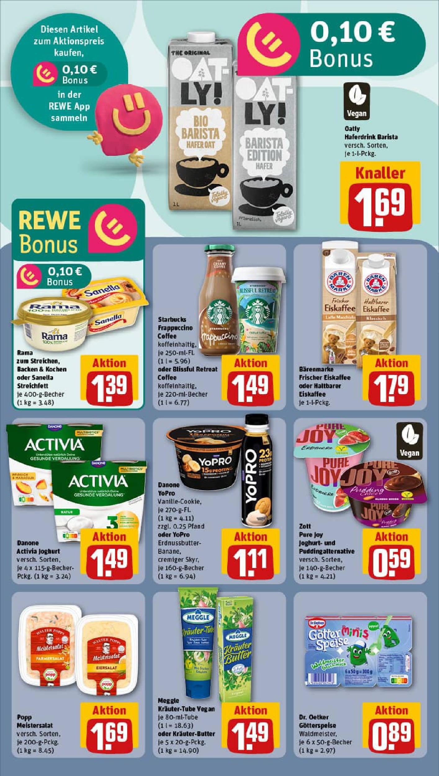 REWE Prospekt ab 17.08.2025 zum Blättern » Angebote | Seite: 13 | Produkte: Rama, Butter, Joghurt, Kräuterbutter REWE Prospekt ab 17.08.2025 zum Blättern » Angebote | Seite: 13 | Produkte: Rama, Butter, Joghurt, Kräuterbutter