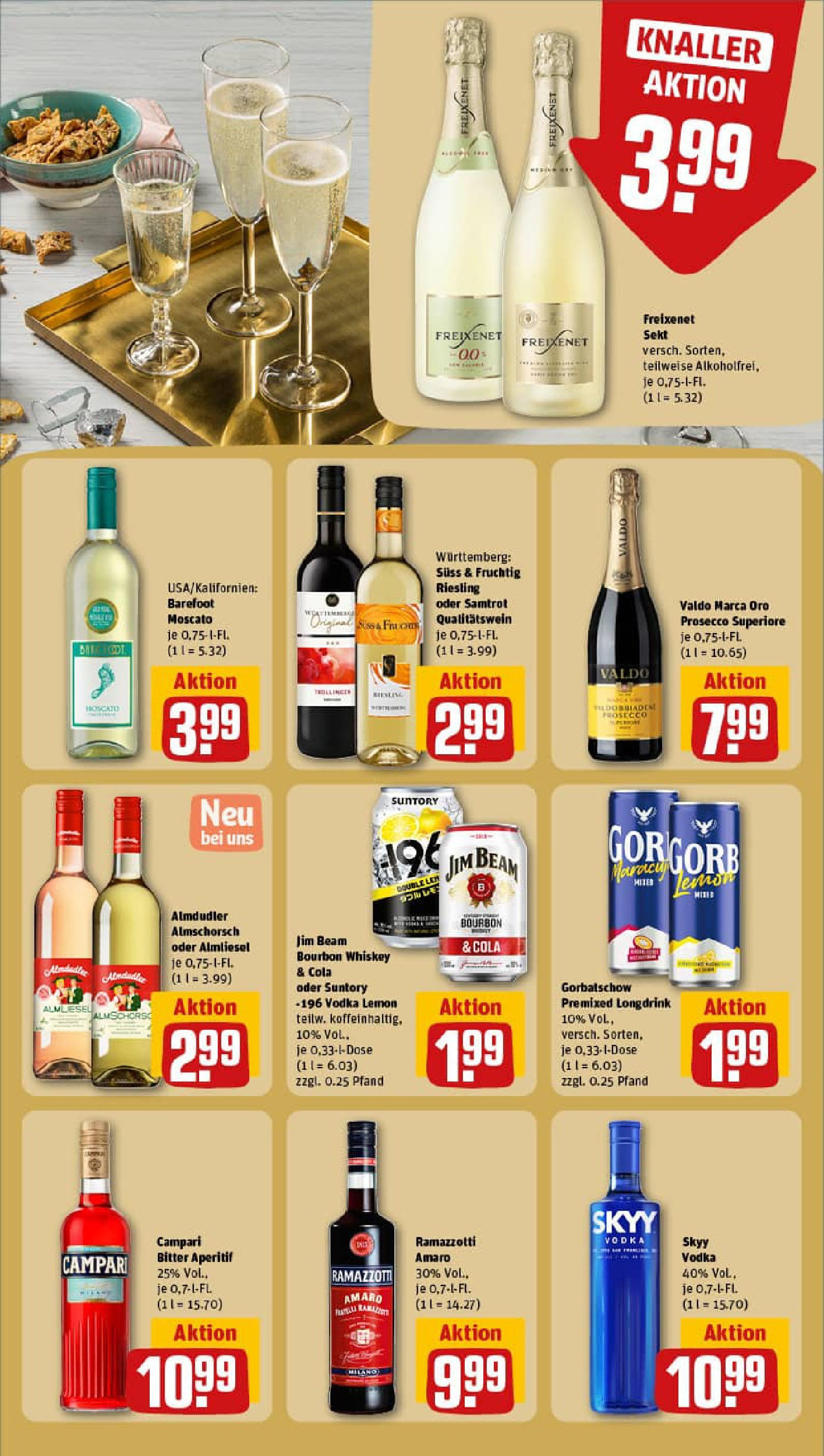 REWE Prospekt ab 17.08.2025 zum Blättern » Angebote | Seite: 17 | Produkte: Cola, Campari, Vodka, Bourbon REWE Prospekt ab 17.08.2025 zum Blättern » Angebote | Seite: 17 | Produkte: Cola, Campari, Vodka, Bourbon