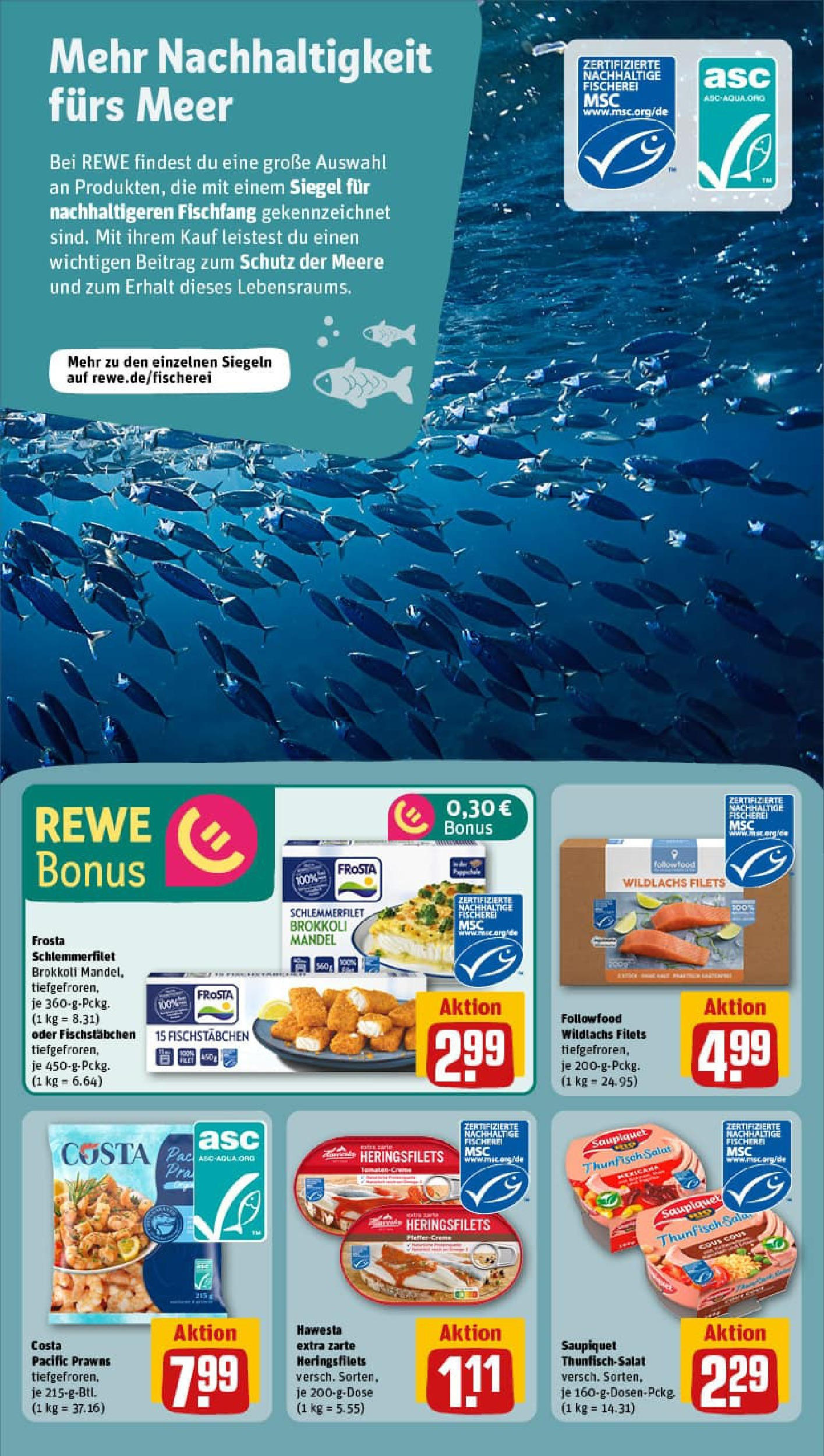 REWE Prospekt ab 17.08.2025 zum Blättern » Angebote | Seite: 20 | Produkte: Thunfisch, Frosta, Fischstabchen, Brokkoli REWE Prospekt ab 17.08.2025 zum Blättern » Angebote | Seite: 20 | Produkte: Thunfisch, Frosta, Fischstabchen, Brokkoli