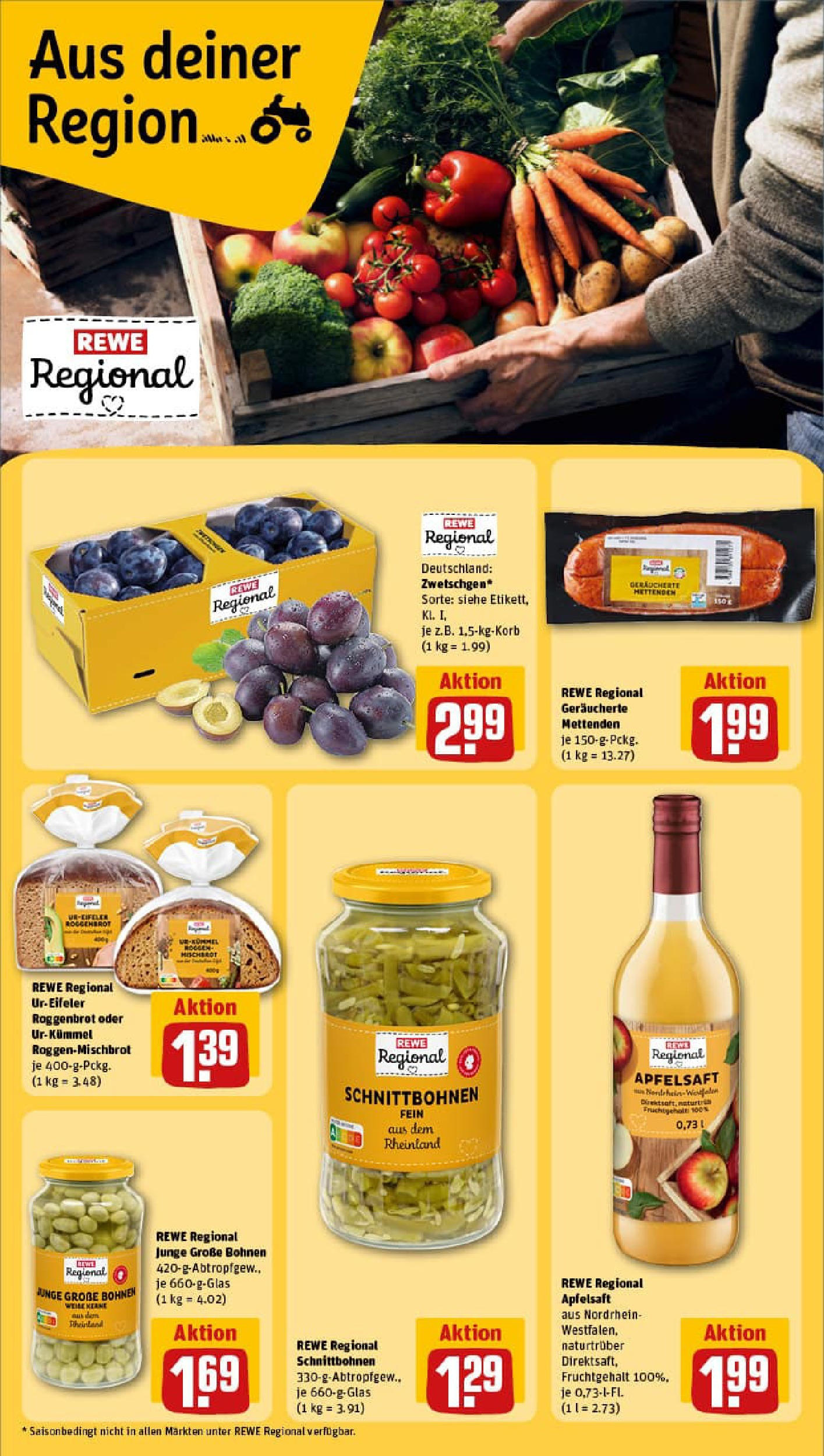REWE Prospekt ab 17.08.2025 zum Blättern » Angebote | Seite: 27 | Produkte: Apfelsaft, Apple REWE Prospekt ab 17.08.2025 zum Blättern » Angebote | Seite: 27 | Produkte: Apfelsaft, Apple