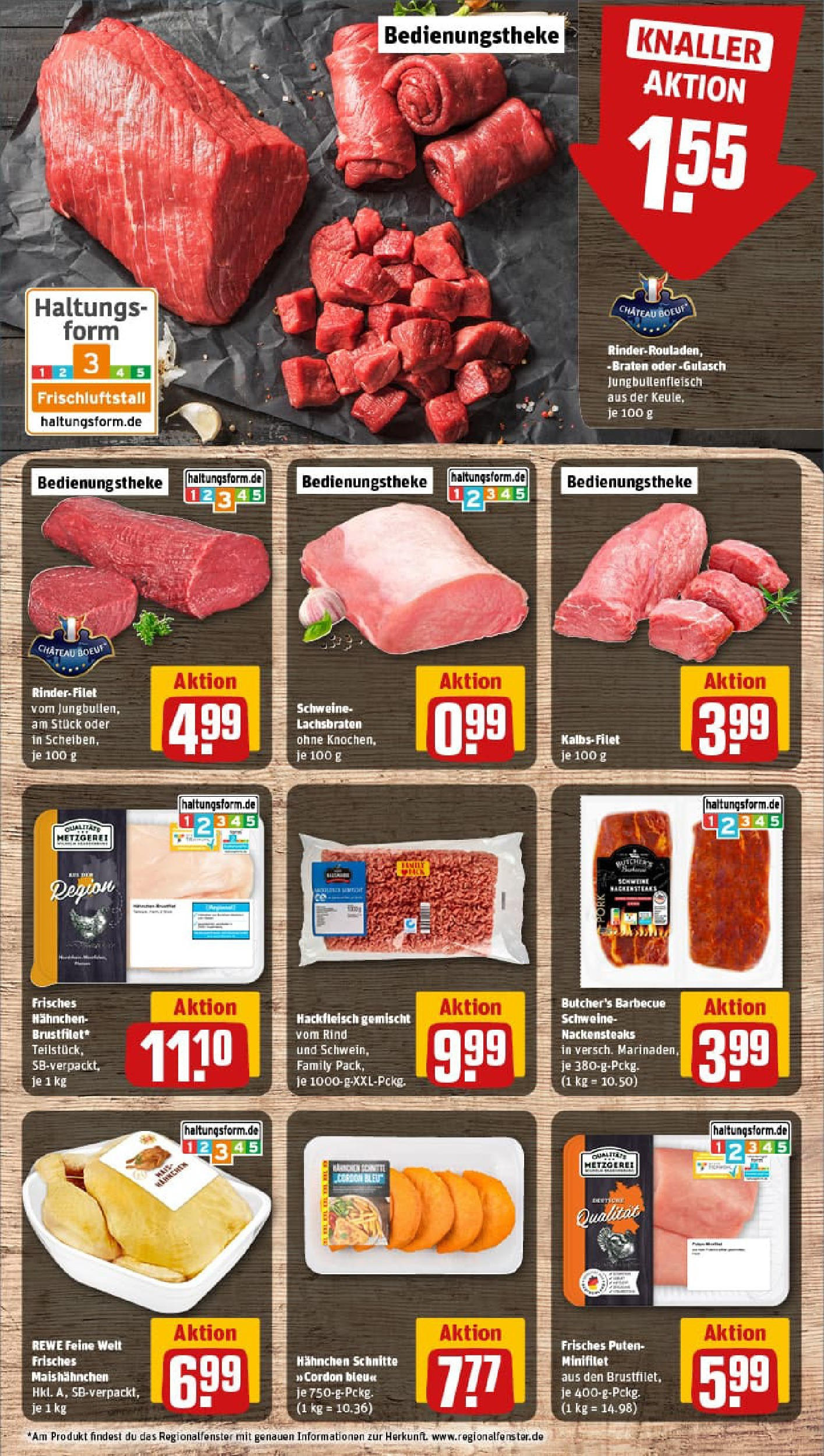 REWE Prospekt ab 17.08.2025 zum Blättern » Angebote | Seite: 8 | Produkte: Nackensteaks, Hahnchen, Rinderfilet, Gulasch REWE Prospekt ab 17.08.2025 zum Blättern » Angebote | Seite: 8 | Produkte: Nackensteaks, Hahnchen, Rinderfilet, Gulasch