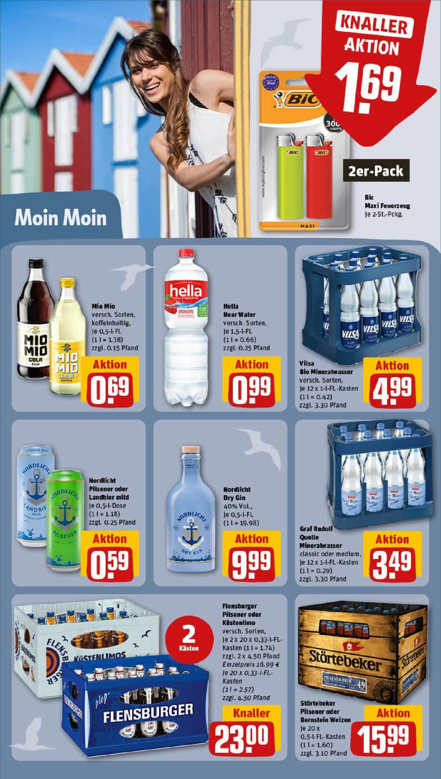 REWE Prospekt ab 17.08.2025 zum Blättern » Angebote | Seite: 15 | Produkte: Mineralwasser, Flensburger, Hella, Gin REWE Prospekt ab 17.08.2025 zum Blättern » Angebote | Seite: 15 | Produkte: Mineralwasser, Flensburger, Hella, Gin