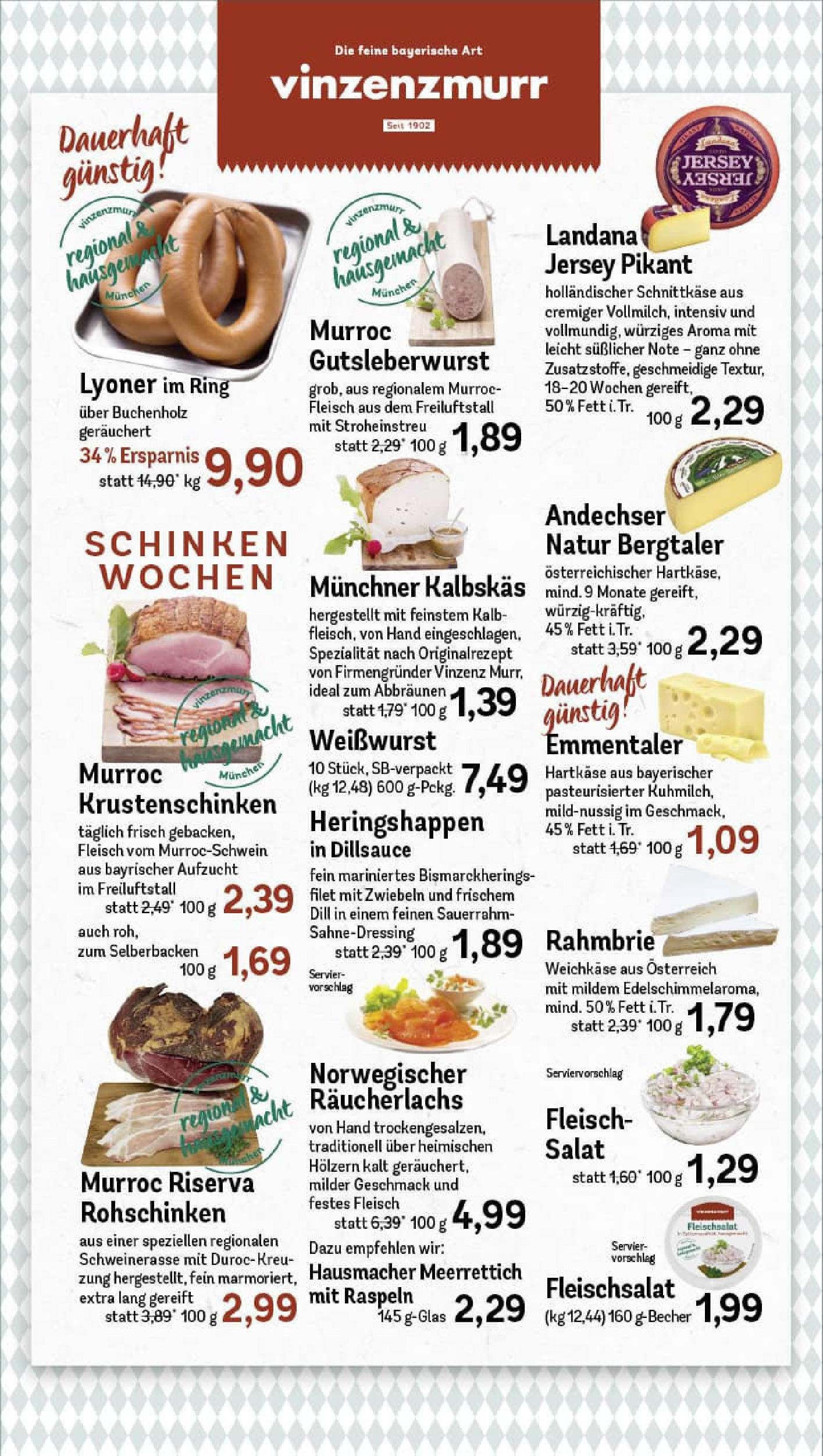 REWE Prospekt ab 17.08.2025 zum Blättern » Angebote | Seite: 9 | Produkte: Weißwurst, Räucherlachs, Dill, Schinken