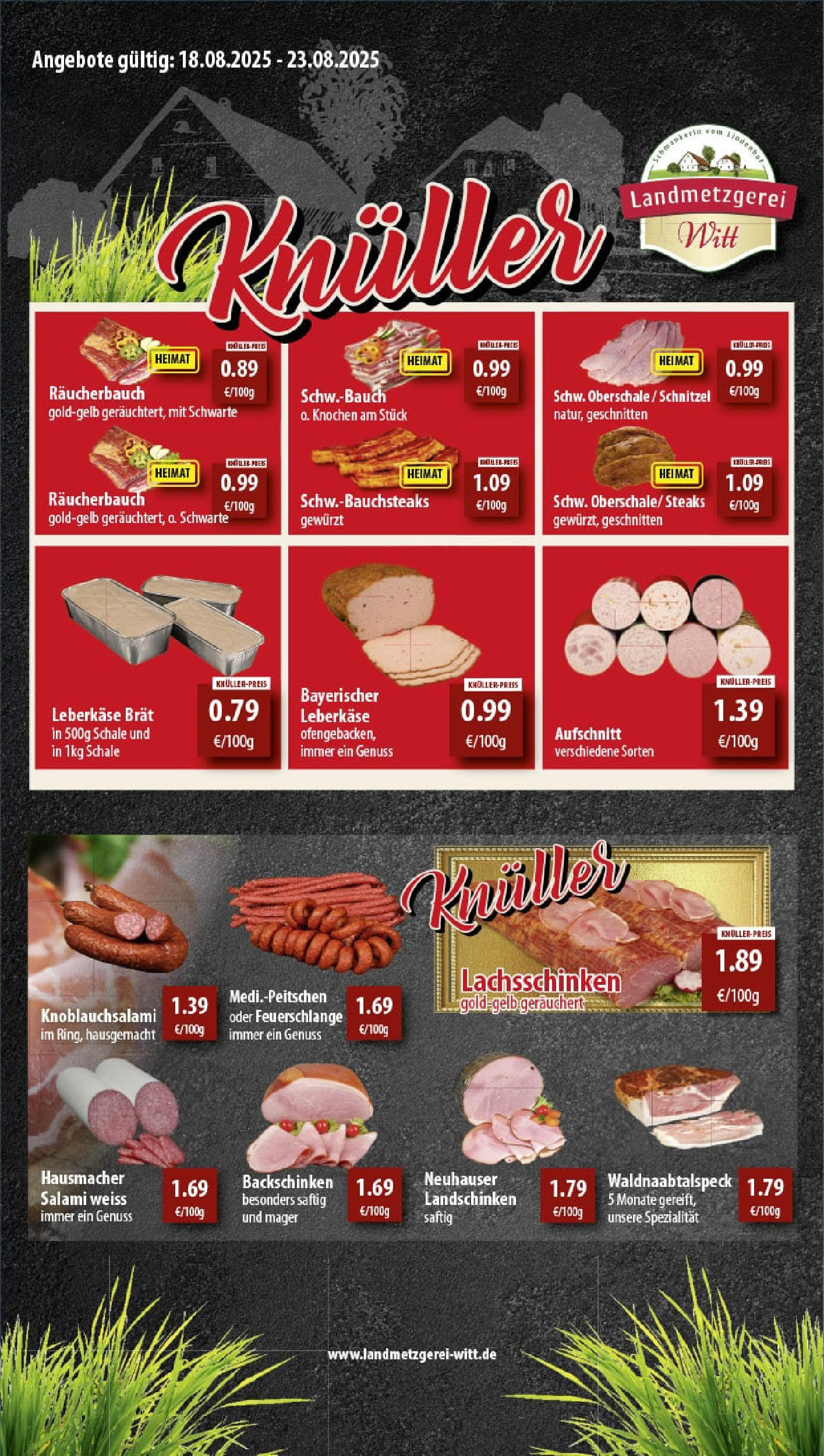 REWE Prospekt ab 17.08.2025 zum Blättern » Angebote | Seite: 8 | Produkte: Schnitzel, Salami, Leberkase