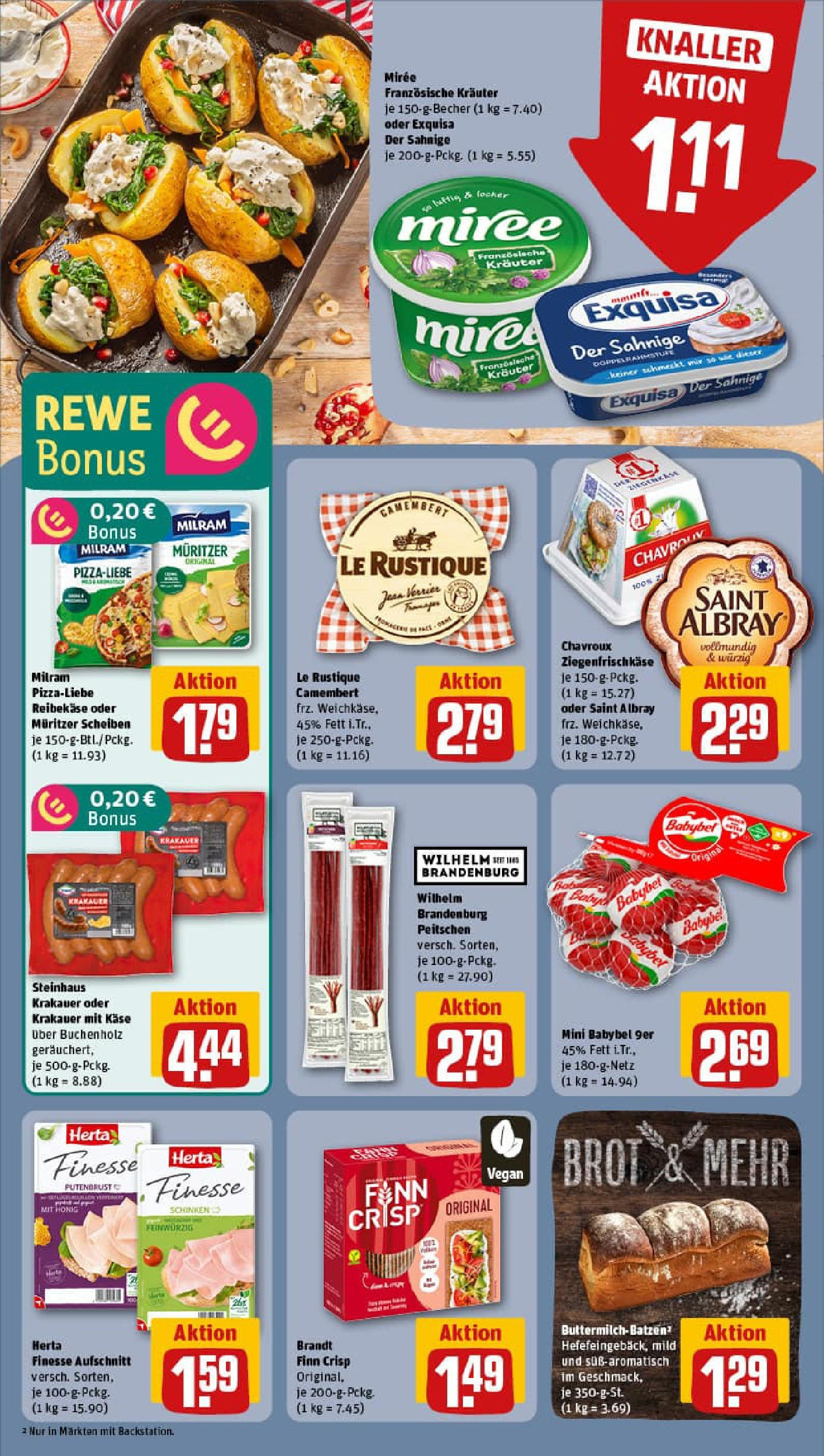 REWE Prospekt ab 17.08.2025 zum Blättern » Angebote | Seite: 12 | Produkte: Käse, Babybel, Brot, Herta finesse REWE Prospekt ab 17.08.2025 zum Blättern » Angebote | Seite: 12 | Produkte: Käse, Babybel, Brot, Herta finesse