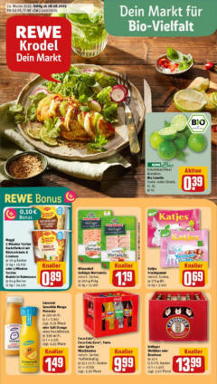 Rewe prospekt Pressath	 - gültig ab dem 17.08.2025 | Seite: 15 | Produkte: Gustavo gusto, Mozzarella, Lachs, Salami