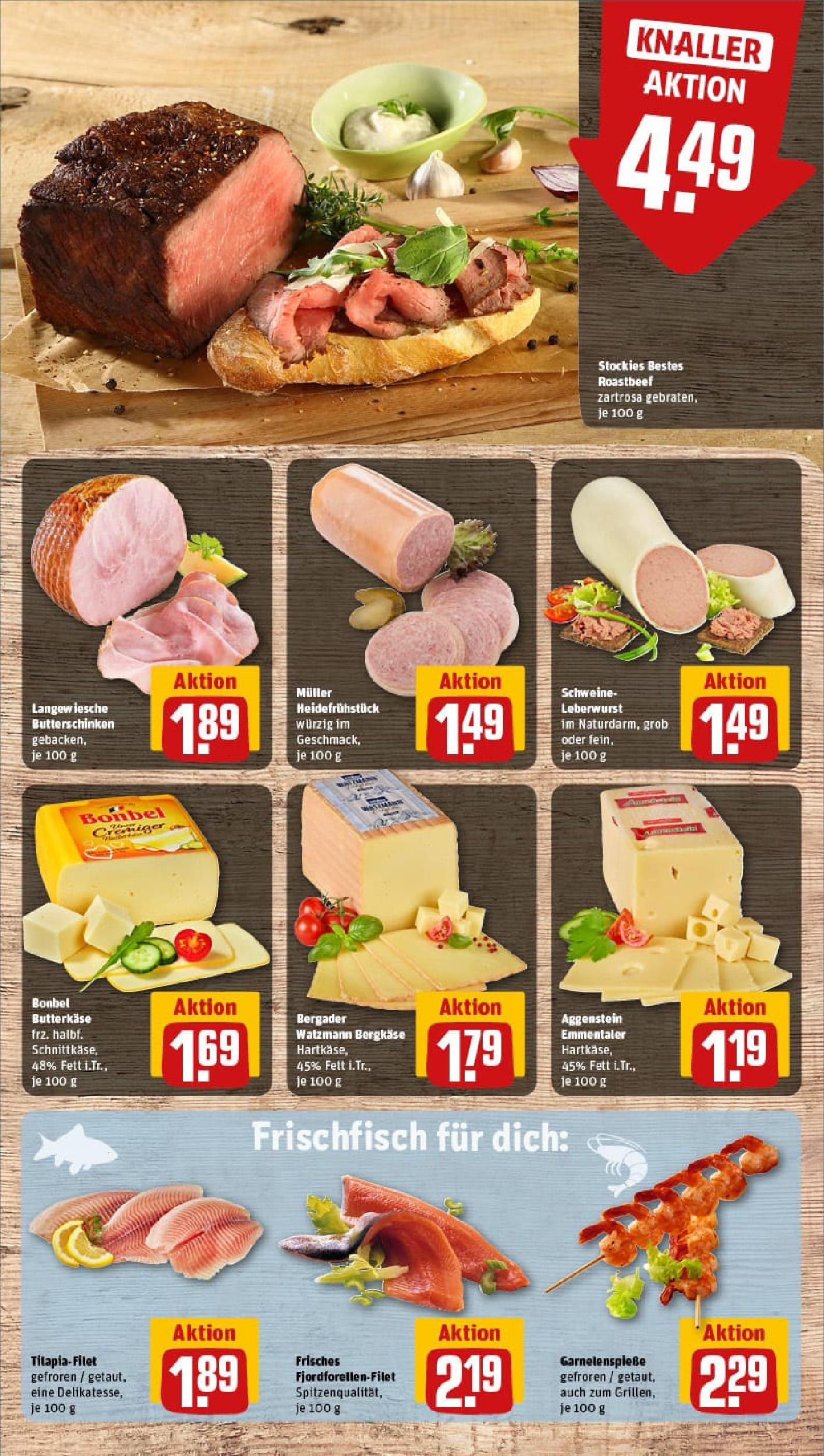 REWE Prospekt ab 17.08.2025 zum Blättern » Angebote | Seite: 9 | Produkte: Roastbeef