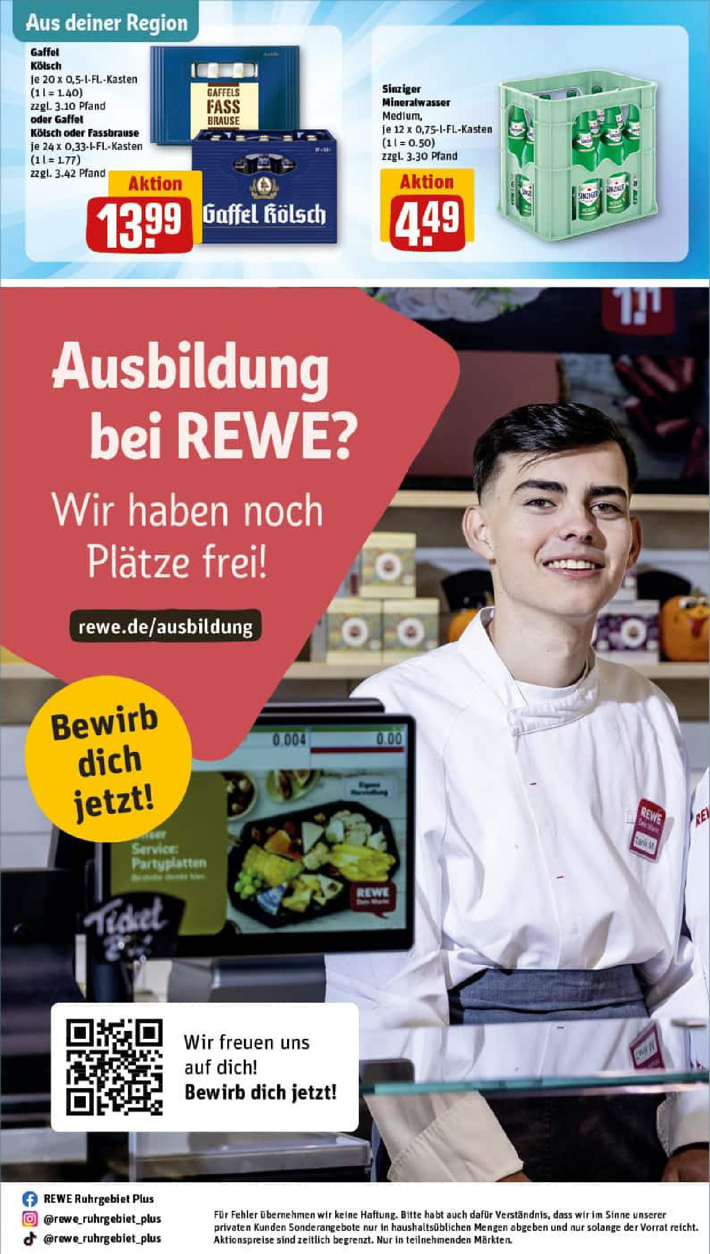 REWE Prospekt ab 17.08.2025 zum Blättern » Angebote | Seite: 31 | Produkte: Mineralwasser, Fassbrause