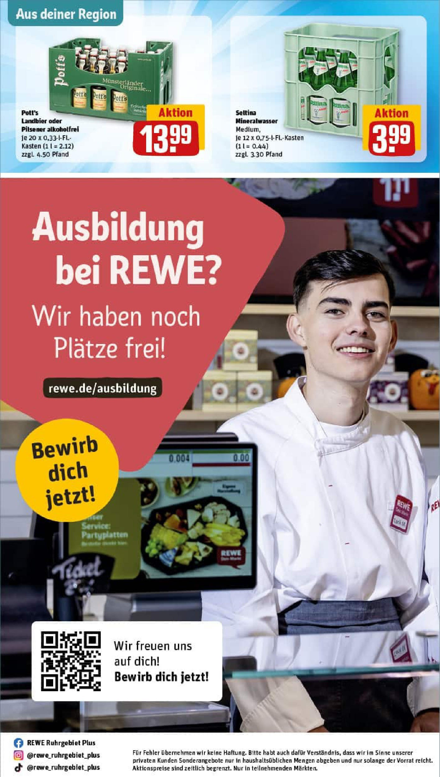 REWE Prospekt ab 17.08.2025 zum Blättern » Angebote | Seite: 31 | Produkte: Mineralwasser