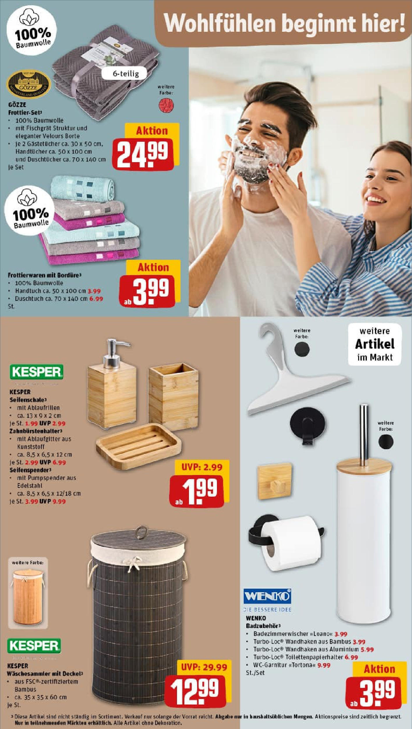 REWE Prospekt ab 17.08.2025 zum Blättern » Angebote | Seite: 34 | Produkte: Toilettenpapierhalter