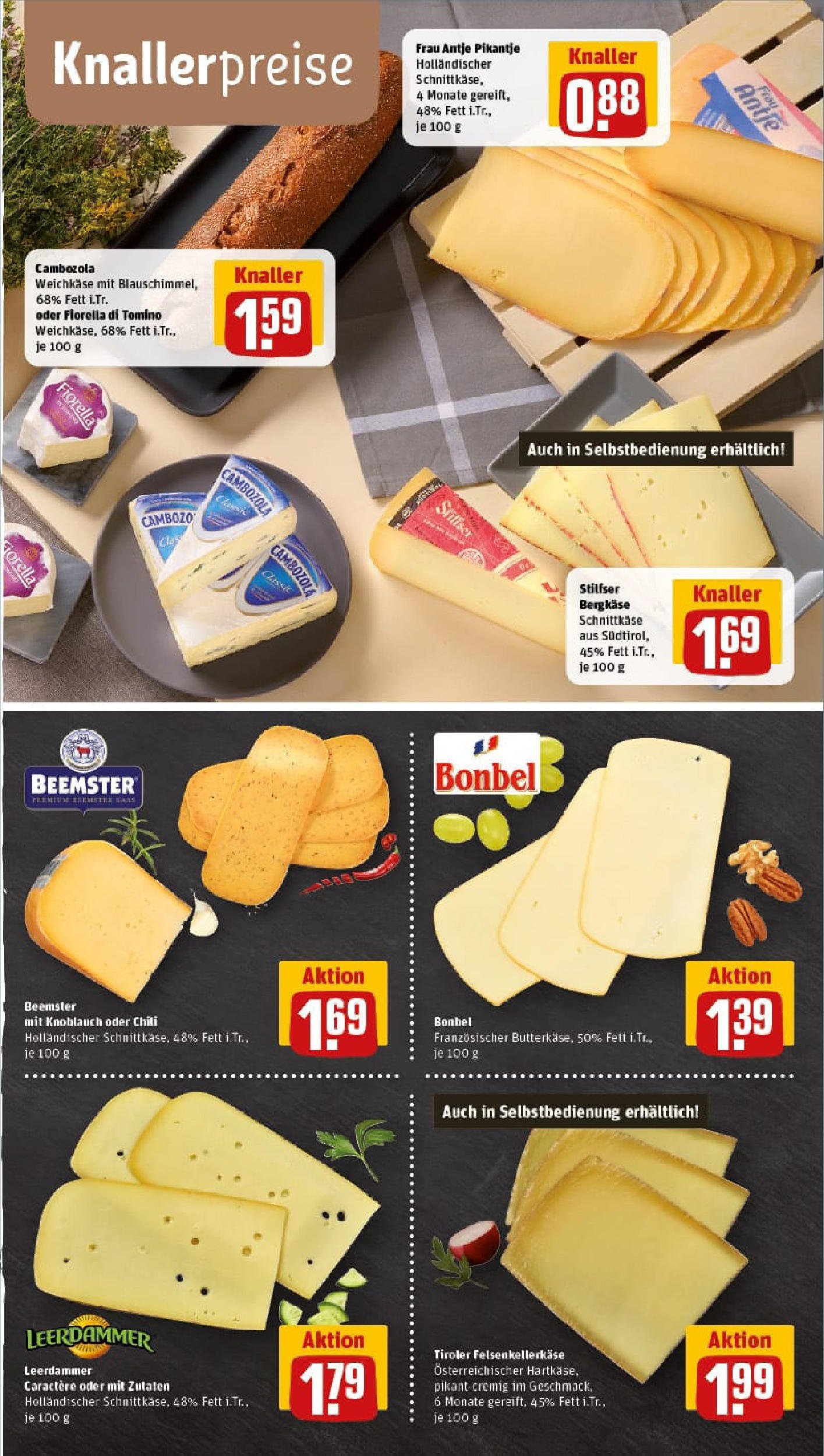 REWE Prospekt ab 17.08.2025 zum Blättern » Angebote | Seite: 9 | Produkte: Leerdammer, Knoblauch, Chili