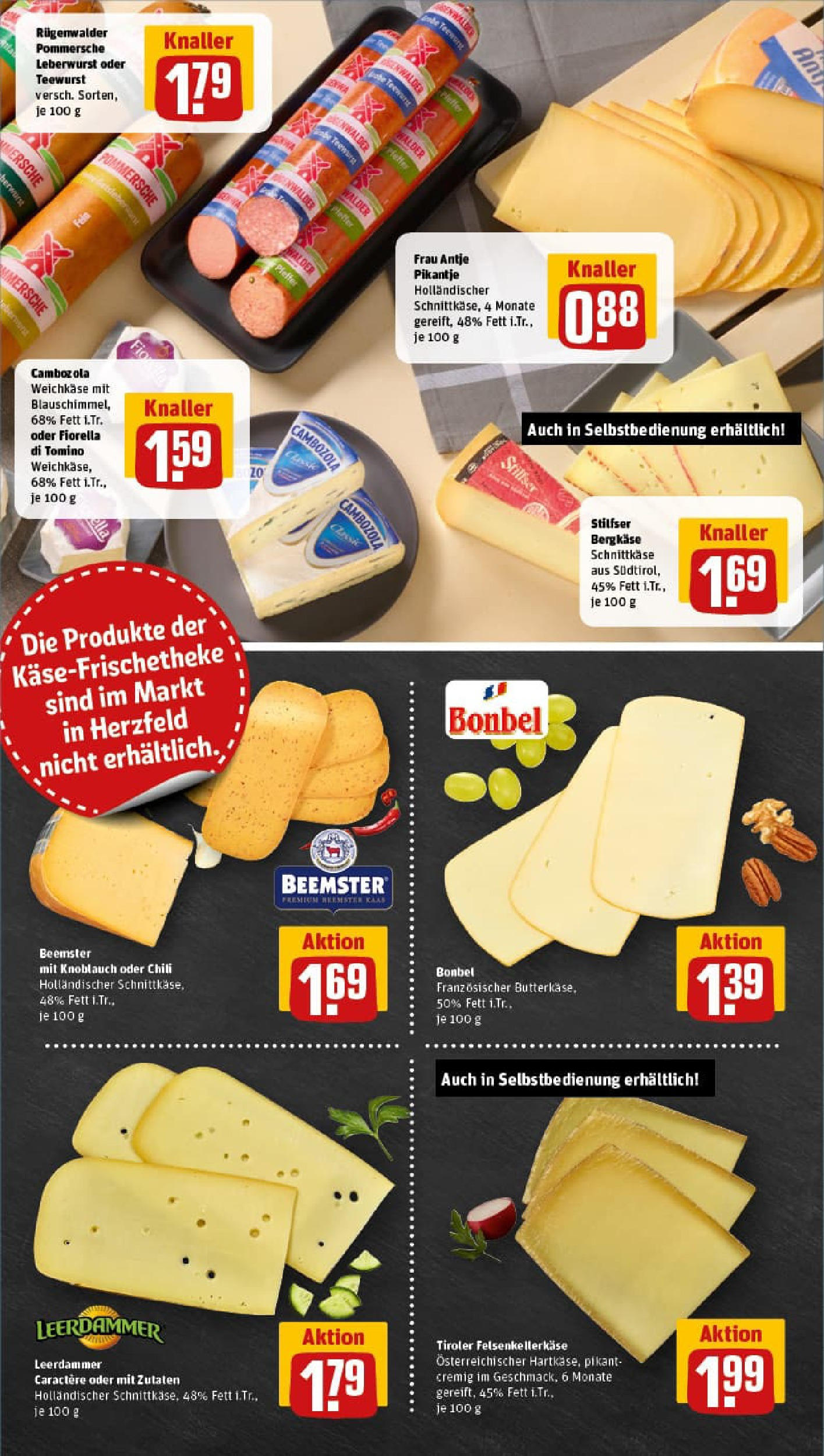 REWE Prospekt ab 17.08.2025 zum Blättern » Angebote | Seite: 9 | Produkte: Leerdammer, Knoblauch, Chili