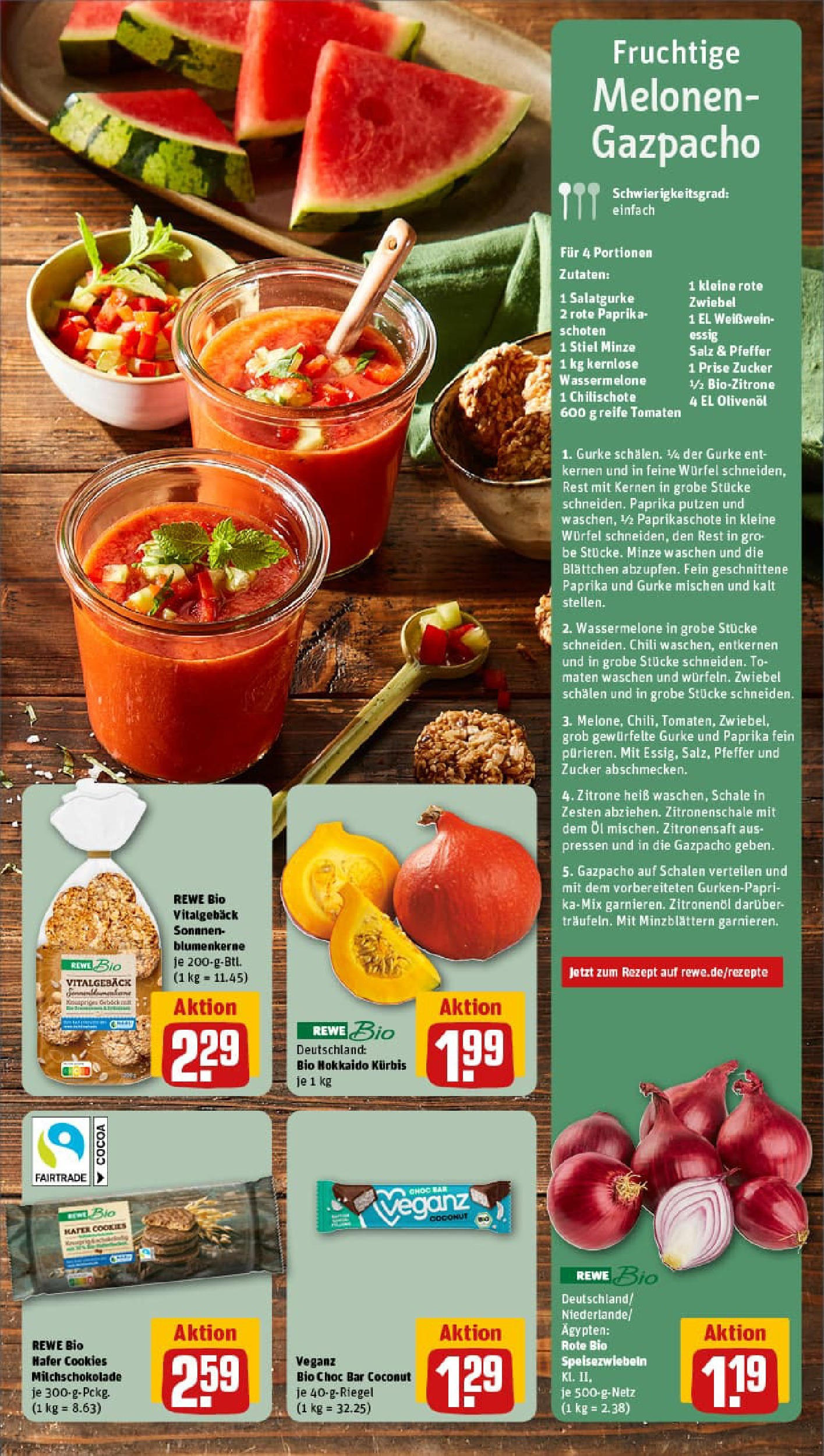 REWE Prospekt ab 17.08.2025 zum Blättern » Angebote | Seite: 5 | Produkte: Essig, Olivenol, Pfeffer, Wassermelone REWE Prospekt ab 17.08.2025 zum Blättern » Angebote | Seite: 5 | Produkte: Essig, Olivenol, Pfeffer, Wassermelone