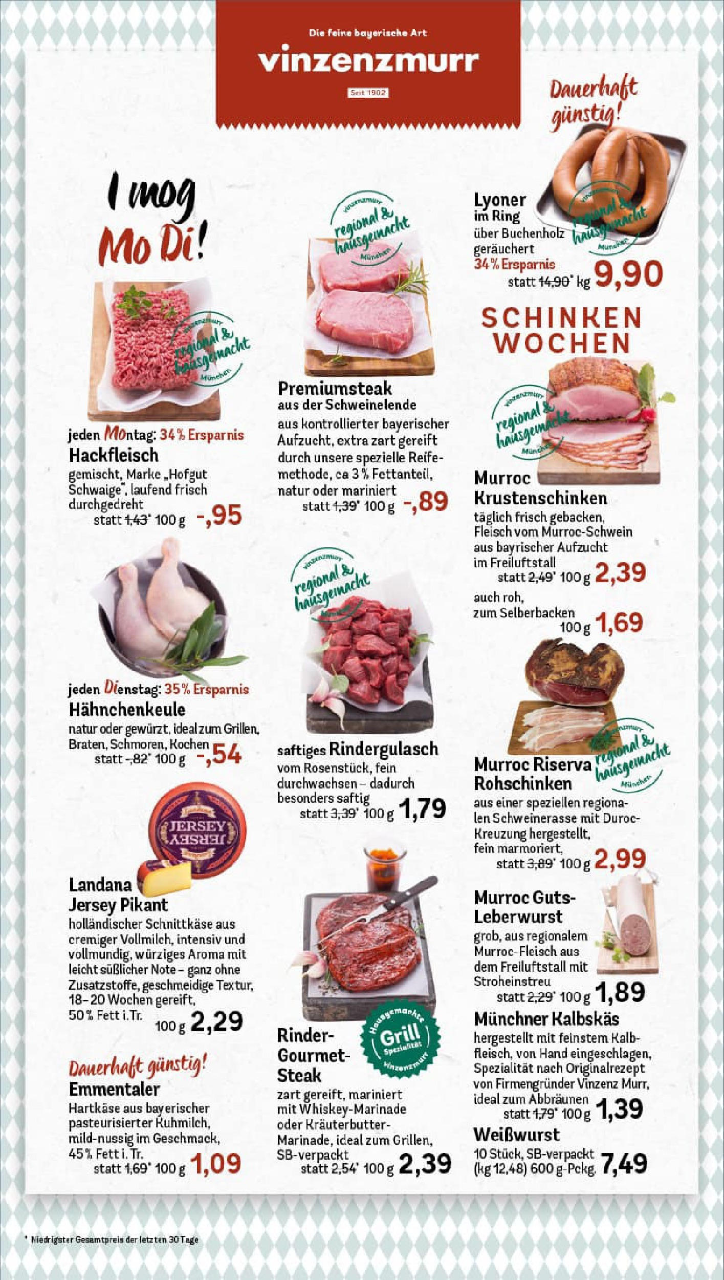 REWE Prospekt ab 17.08.2025 zum Blättern » Angebote | Seite: 8 | Produkte: Kräuterbutter, Schinken, Fleisch, Hackfleisch REWE Prospekt ab 17.08.2025 zum Blättern » Angebote | Seite: 8 | Produkte: Kräuterbutter, Schinken, Fleisch, Hackfleisch