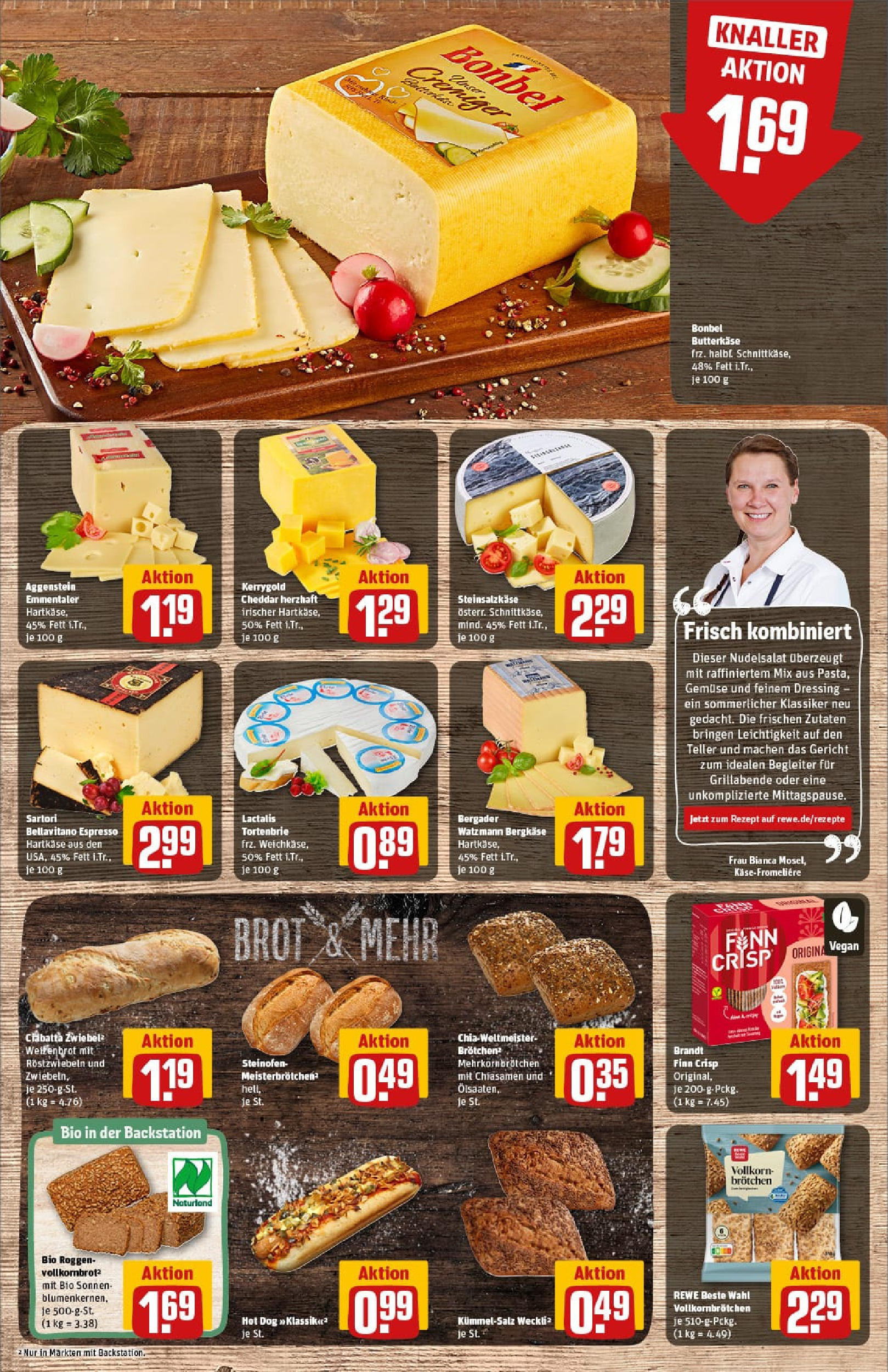 REWE Prospekt ab 17.08.2025 zum Blättern » Angebote | Seite: 11 | Produkte: Vollkornbrot, Dressing, Gemüse, Brot REWE Prospekt ab 17.08.2025 zum Blättern » Angebote | Seite: 11 | Produkte: Vollkornbrot, Dressing, Gemüse, Brot