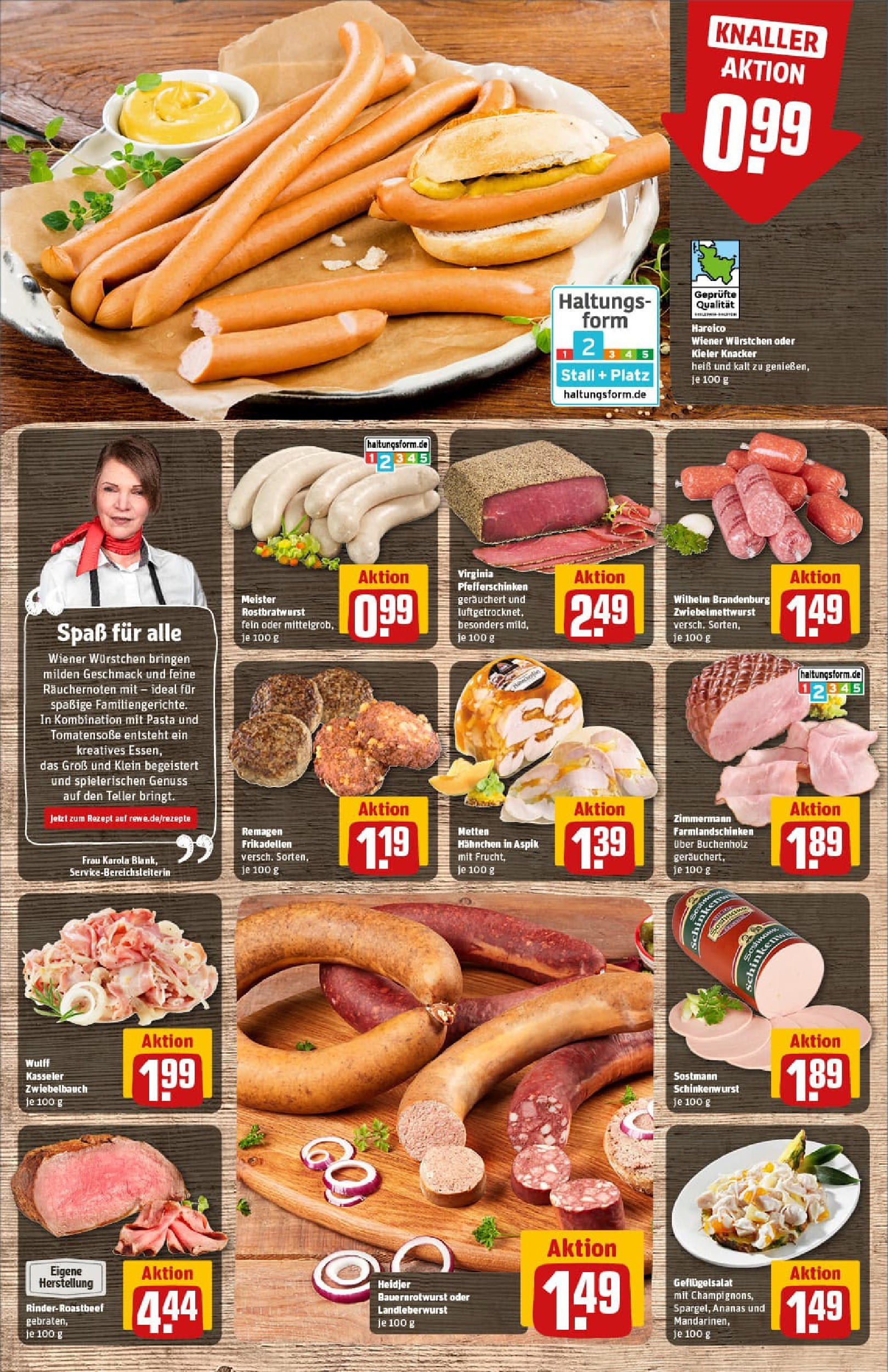 REWE Prospekt ab 17.08.2025 zum Blättern » Angebote | Seite: 10 | Produkte: Hahnchen, Wiener wurstchen, Mandarinen, Schinken REWE Prospekt ab 17.08.2025 zum Blättern » Angebote | Seite: 10 | Produkte: Hahnchen, Wiener wurstchen, Mandarinen, Schinken