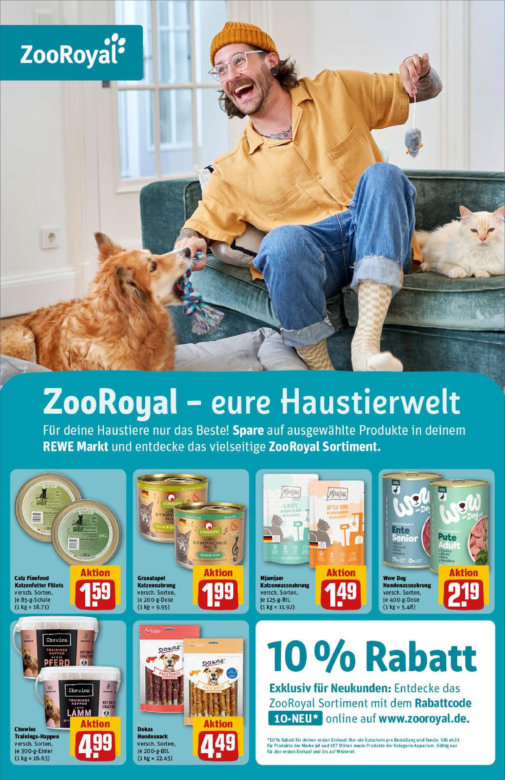 REWE Prospekt ab 17.08.2025 zum Blättern » Angebote | Seite: 12 | Produkte: Pute, Katzenfutter, Ente