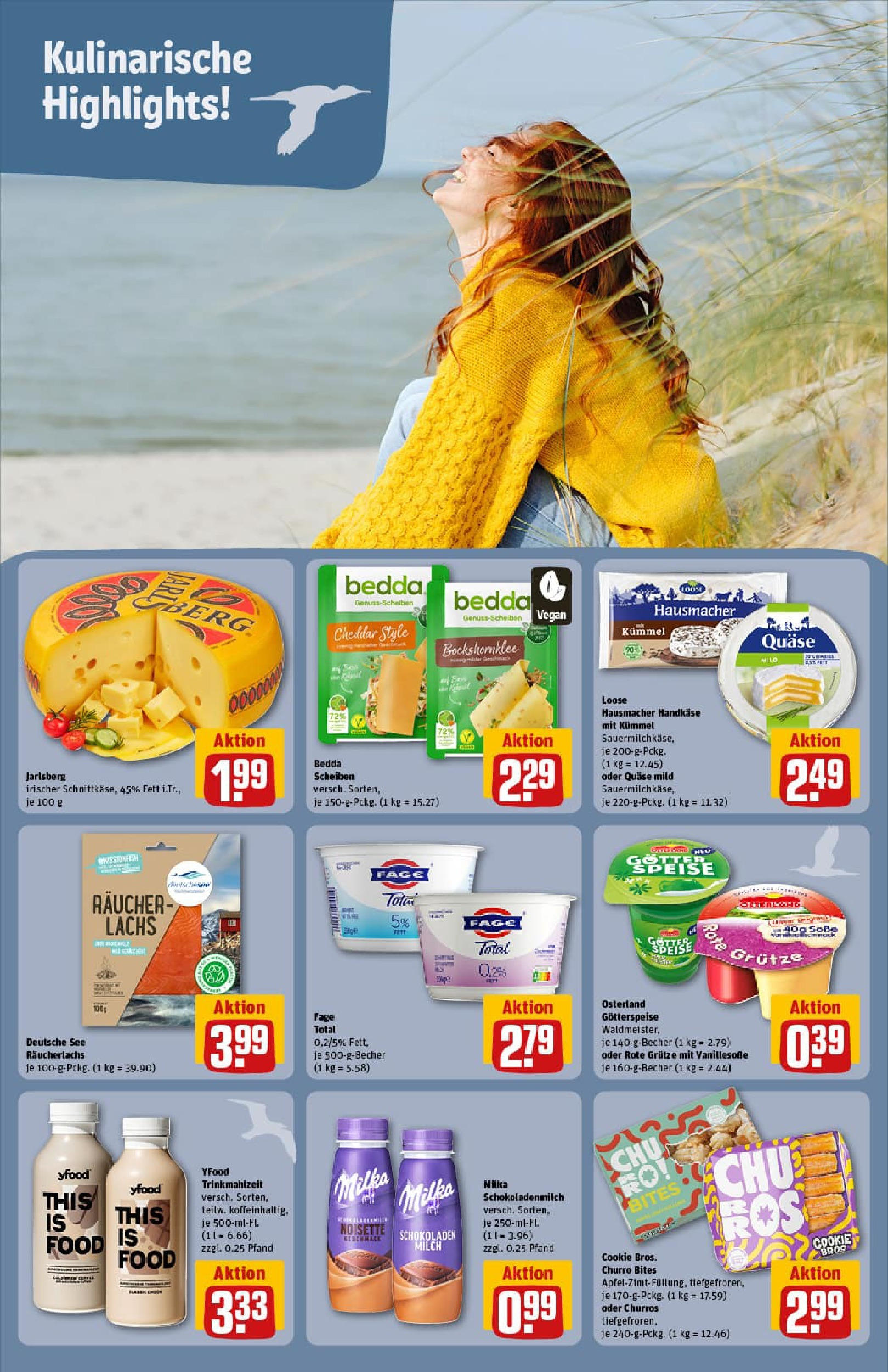 REWE Prospekt ab 17.08.2025 zum Blättern » Angebote | Seite: 18 | Produkte: Milch, YFood, Lachs, Räucherlachs REWE Prospekt ab 17.08.2025 zum Blättern » Angebote | Seite: 18 | Produkte: Milch, YFood, Lachs, Räucherlachs