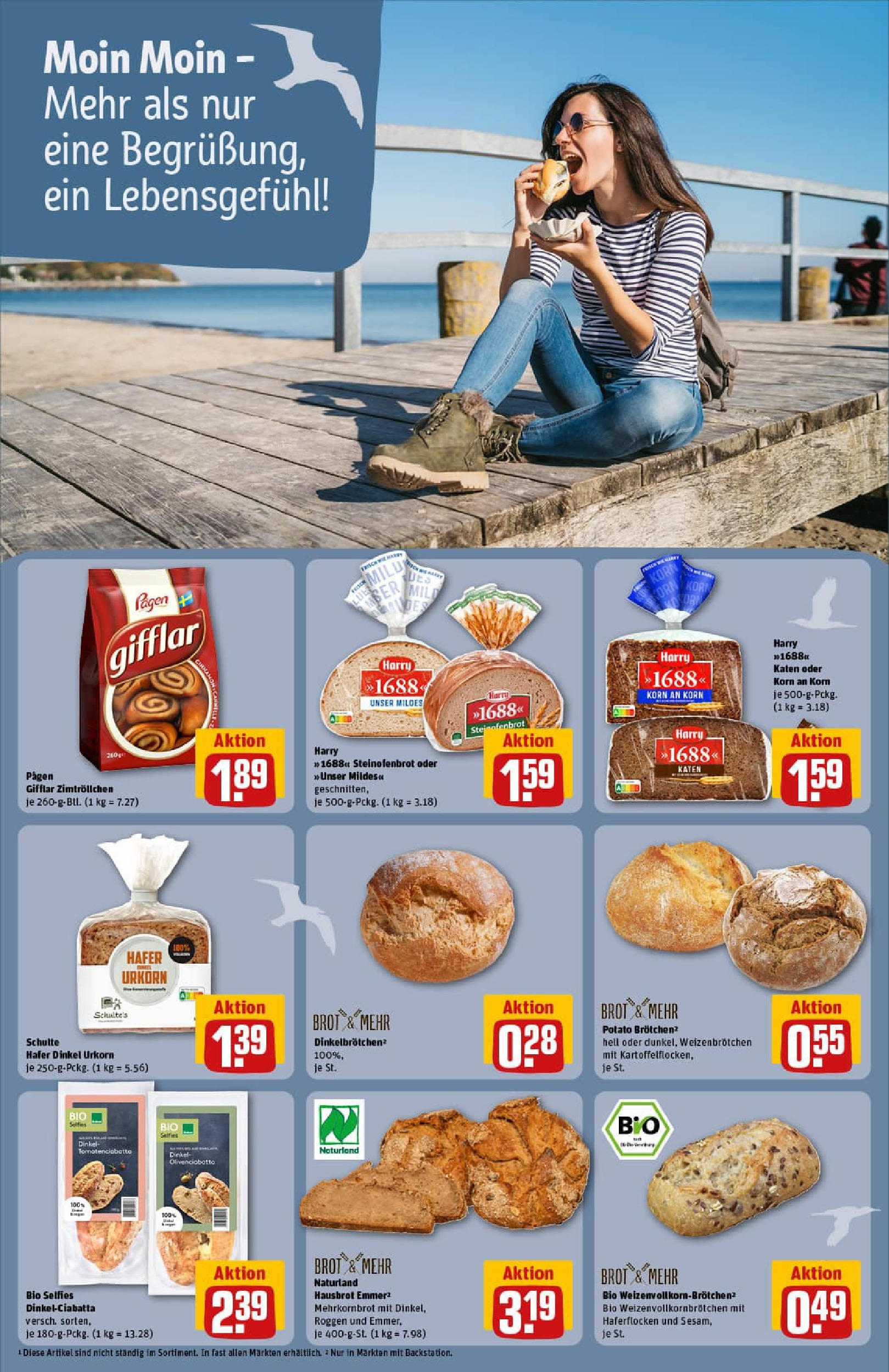 REWE Prospekt ab 17.08.2025 zum Blättern » Angebote | Seite: 19 | Produkte: Brot REWE Prospekt ab 17.08.2025 zum Blättern » Angebote | Seite: 19 | Produkte: Brot