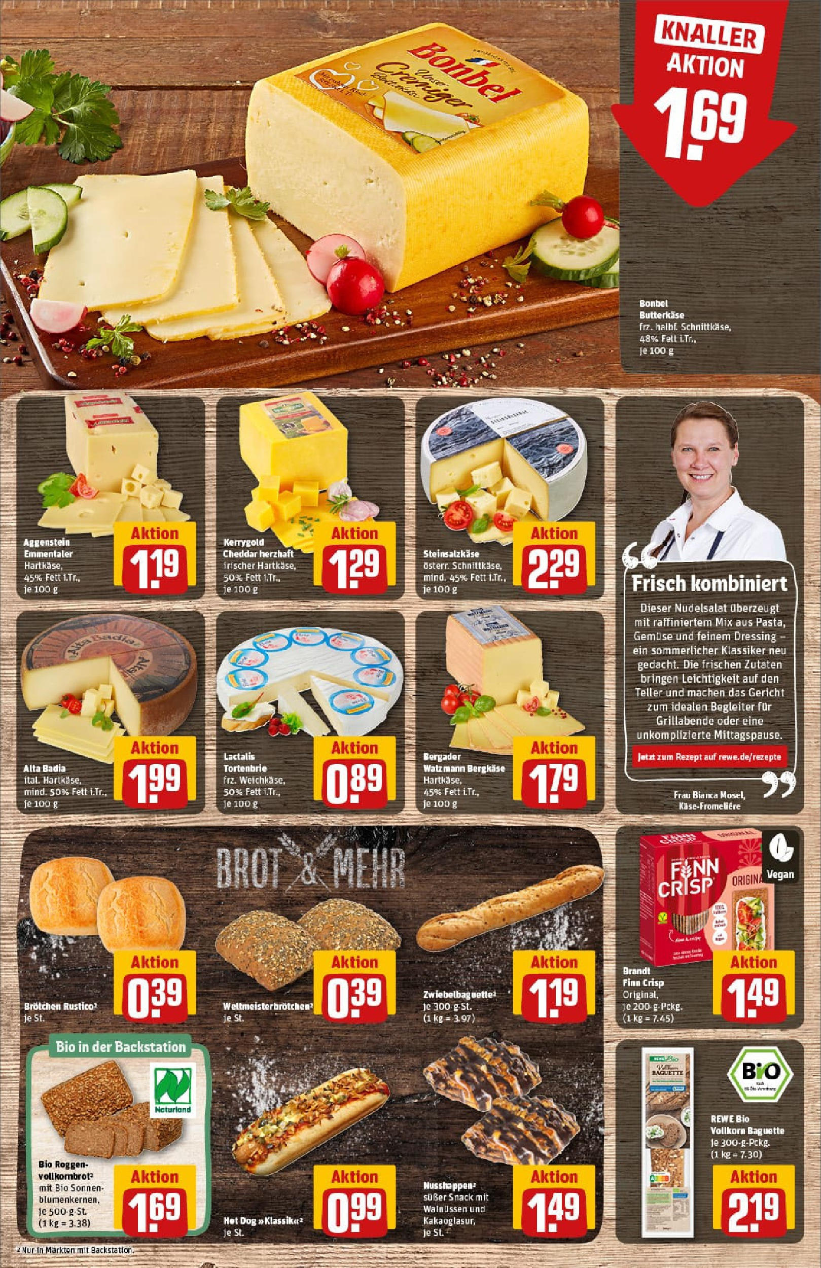REWE Prospekt ab 17.08.2025 zum Blättern » Angebote | Seite: 13 | Produkte: Dressing, Baguette, Gemüse, Brot REWE Prospekt ab 17.08.2025 zum Blättern » Angebote | Seite: 13 | Produkte: Dressing, Baguette, Gemüse, Brot
