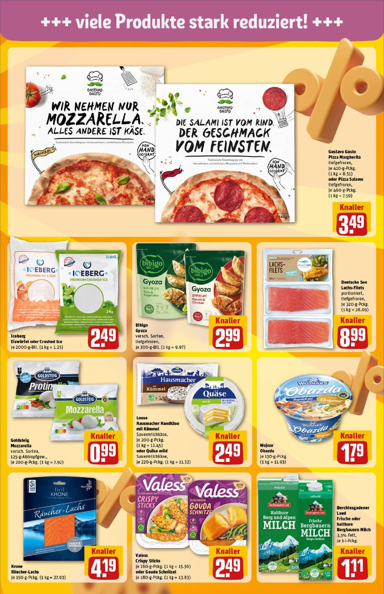 REWE Prospekt ab 17.08.2025 zum Blättern » Angebote | Seite: 19 | Produkte: Milch, Fisch, Lachs, Räucherlachs REWE Prospekt ab 17.08.2025 zum Blättern » Angebote | Seite: 19 | Produkte: Milch, Fisch, Lachs, Räucherlachs