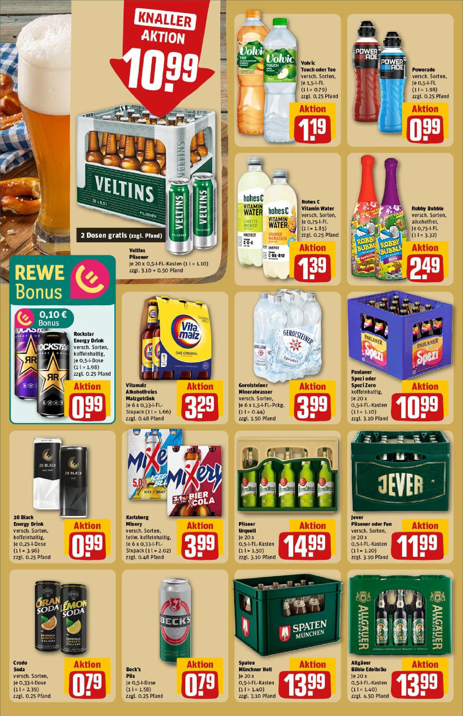 REWE Prospekt ab 17.08.2025 zum Blättern » Angebote | Seite: 22 | Produkte: Bier, Jever, Mixery, Tee REWE Prospekt ab 17.08.2025 zum Blättern » Angebote | Seite: 22 | Produkte: Bier, Jever, Mixery, Tee